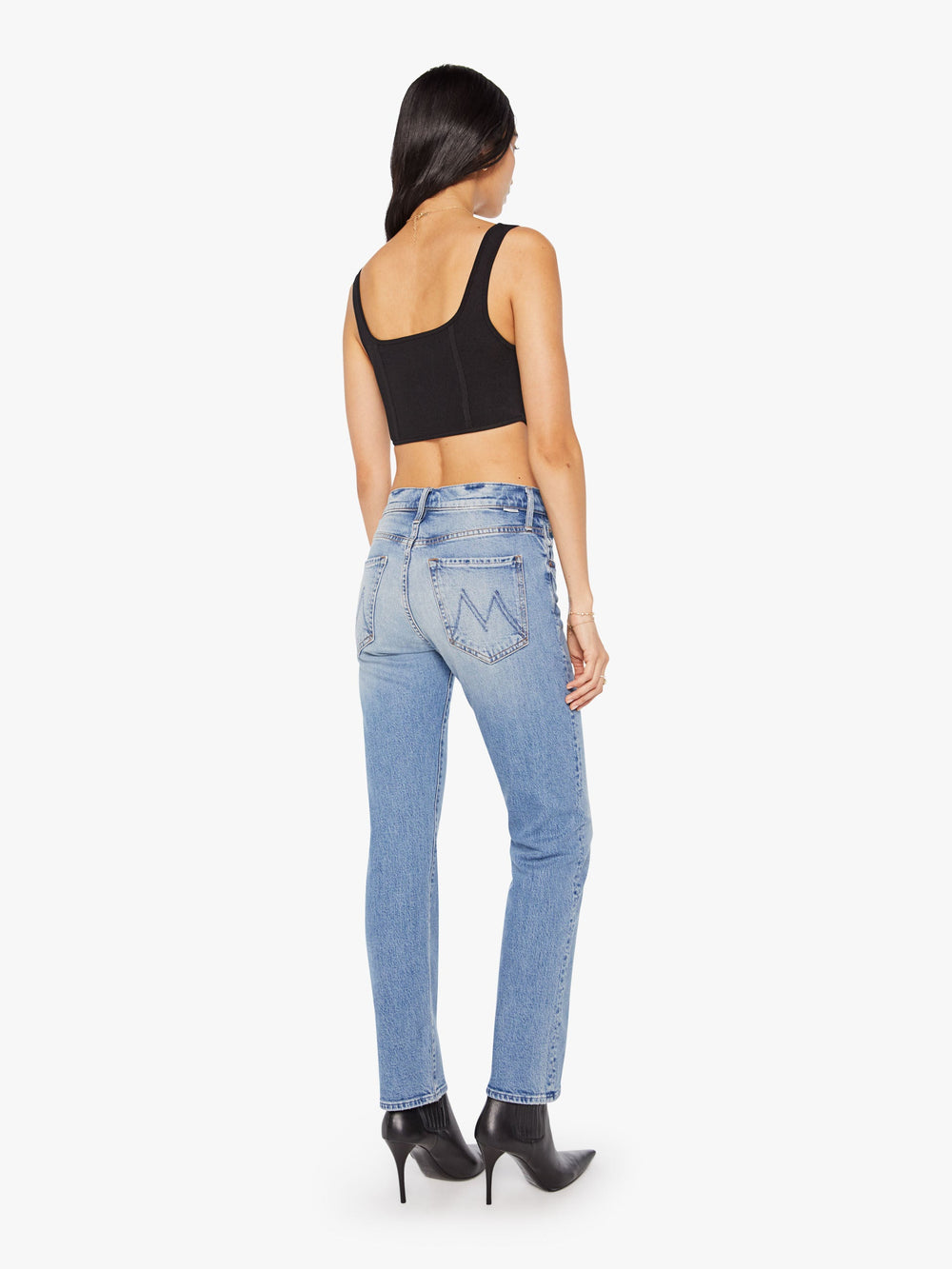 Mother Denim The Mid Rise Hiker Hover