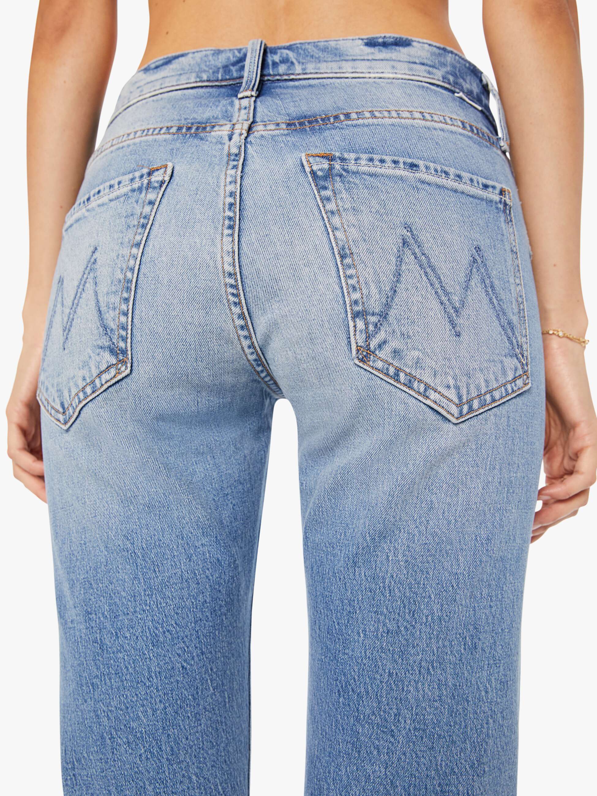 Mother Denim The Mid Rise Hiker Hover