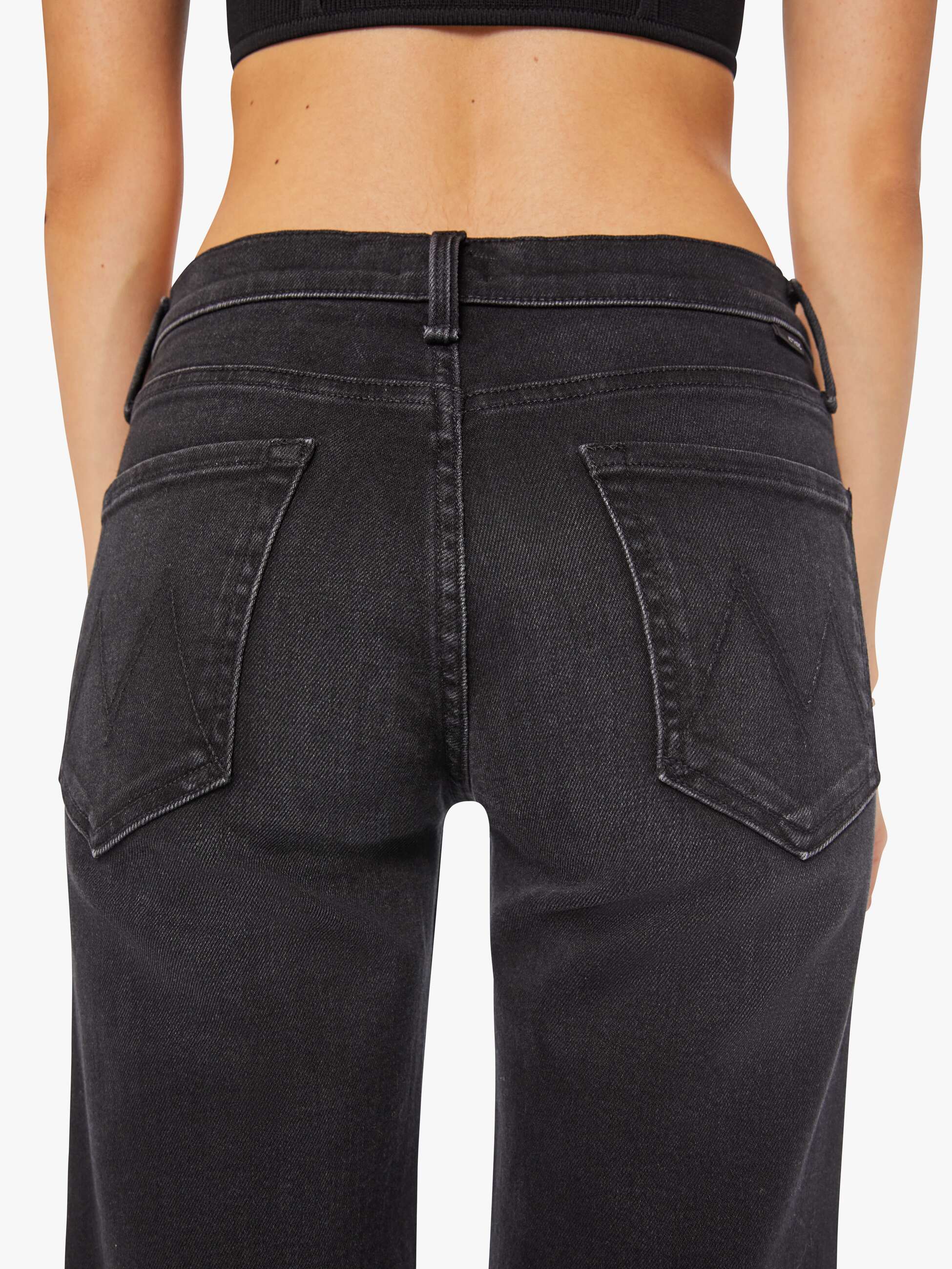 Mother Denim The Mid Rise Rambler Zip Flood