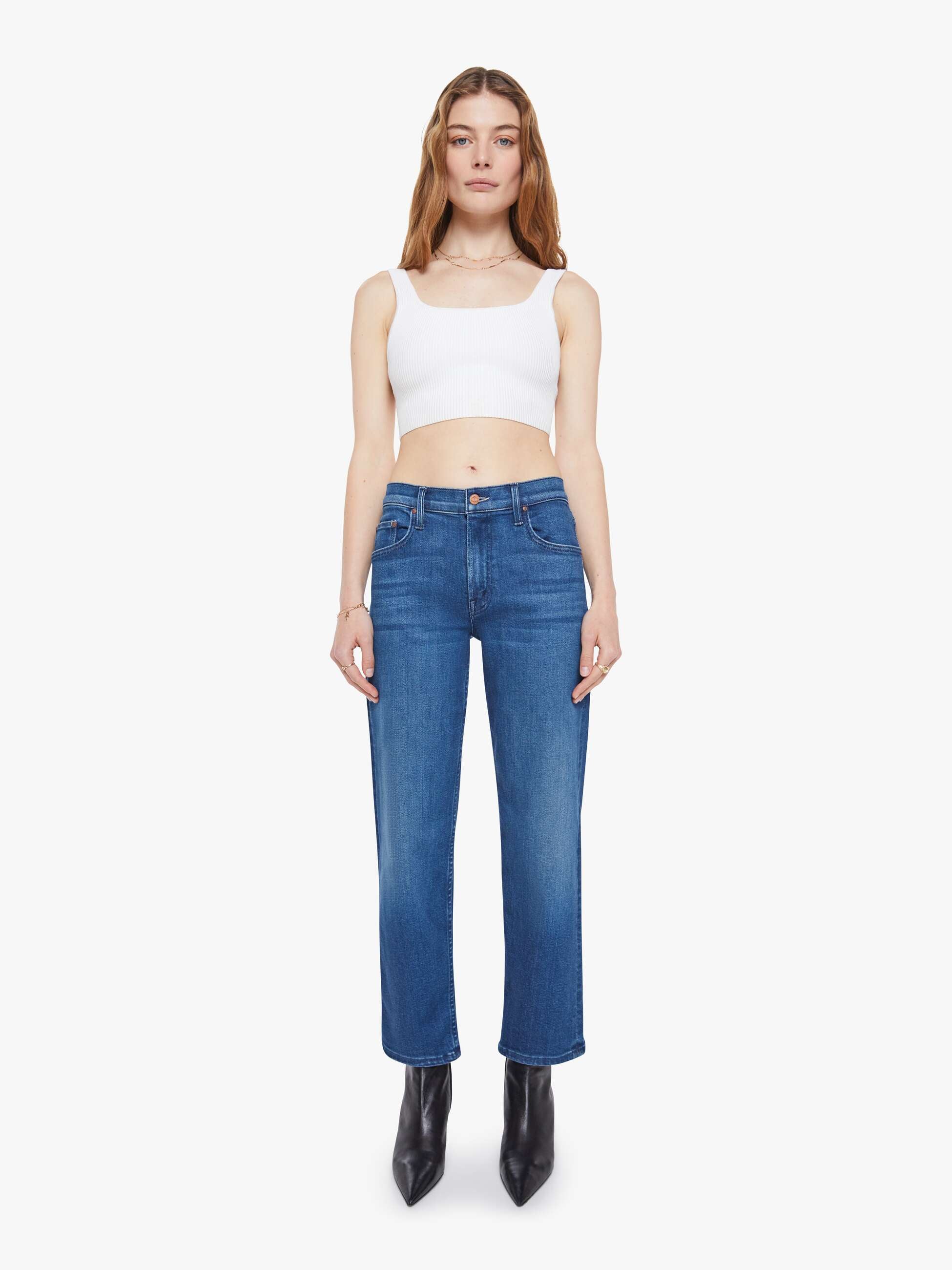 Mother Denim The Newbie Ankle