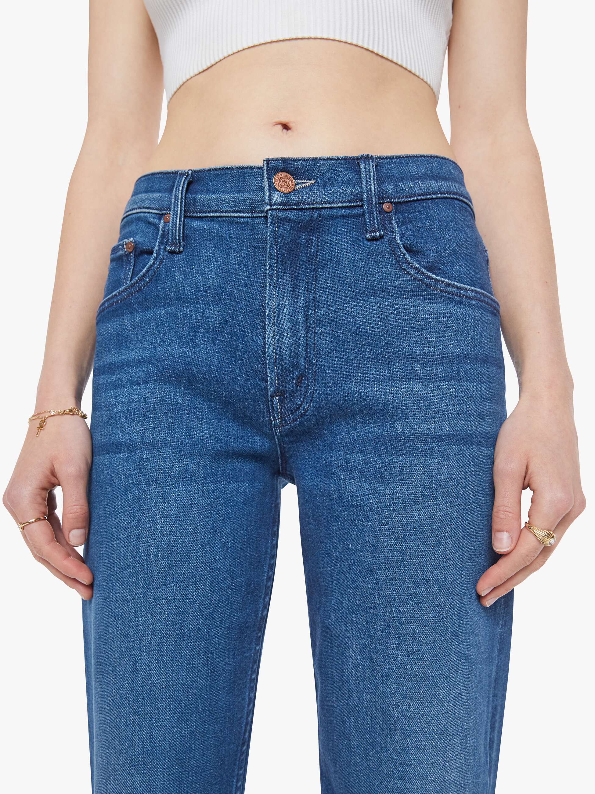 Mother Denim The Newbie Ankle