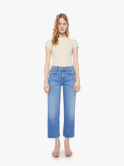 Mother Denim PETITES The Lil Mid Rise Rambler Zip Ankle