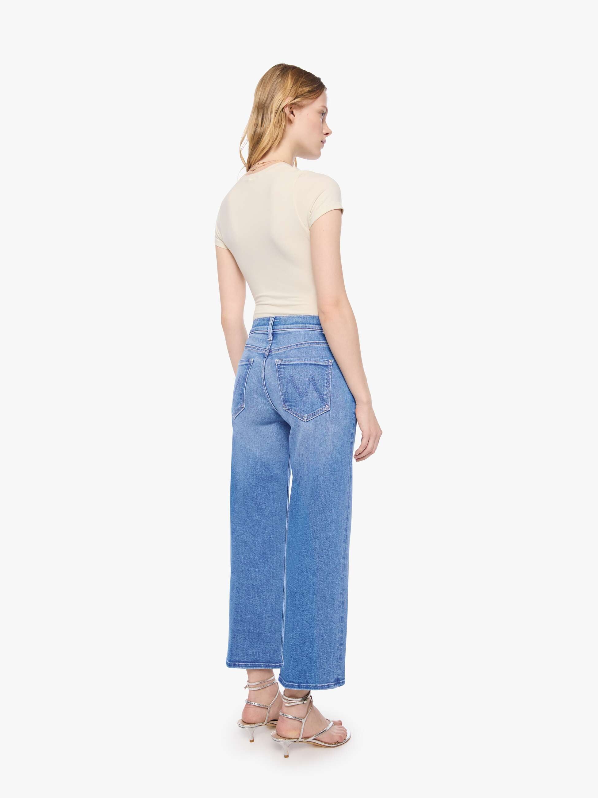 Mother Denim PETITES The Lil Mid Rise Rambler Zip Ankle