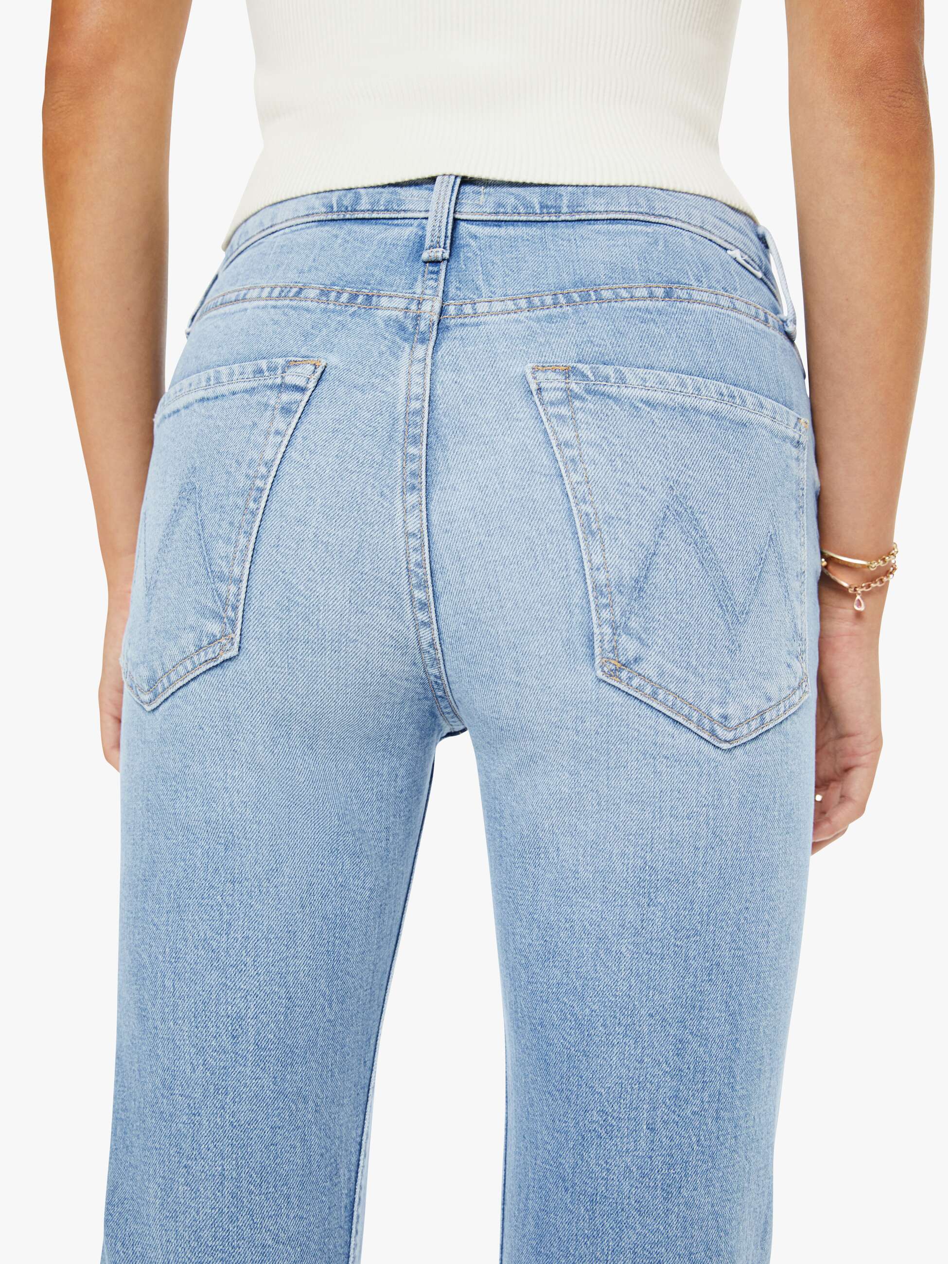 Mother Denim High Waisted Rider Hover