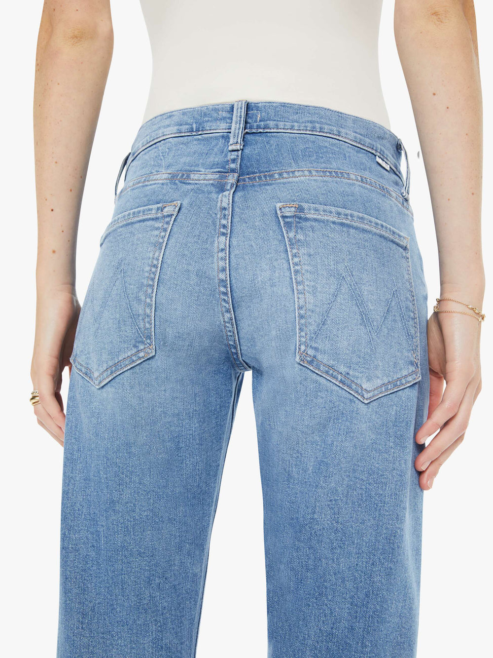 Mother Denim The Mid Rise Hiker Hover