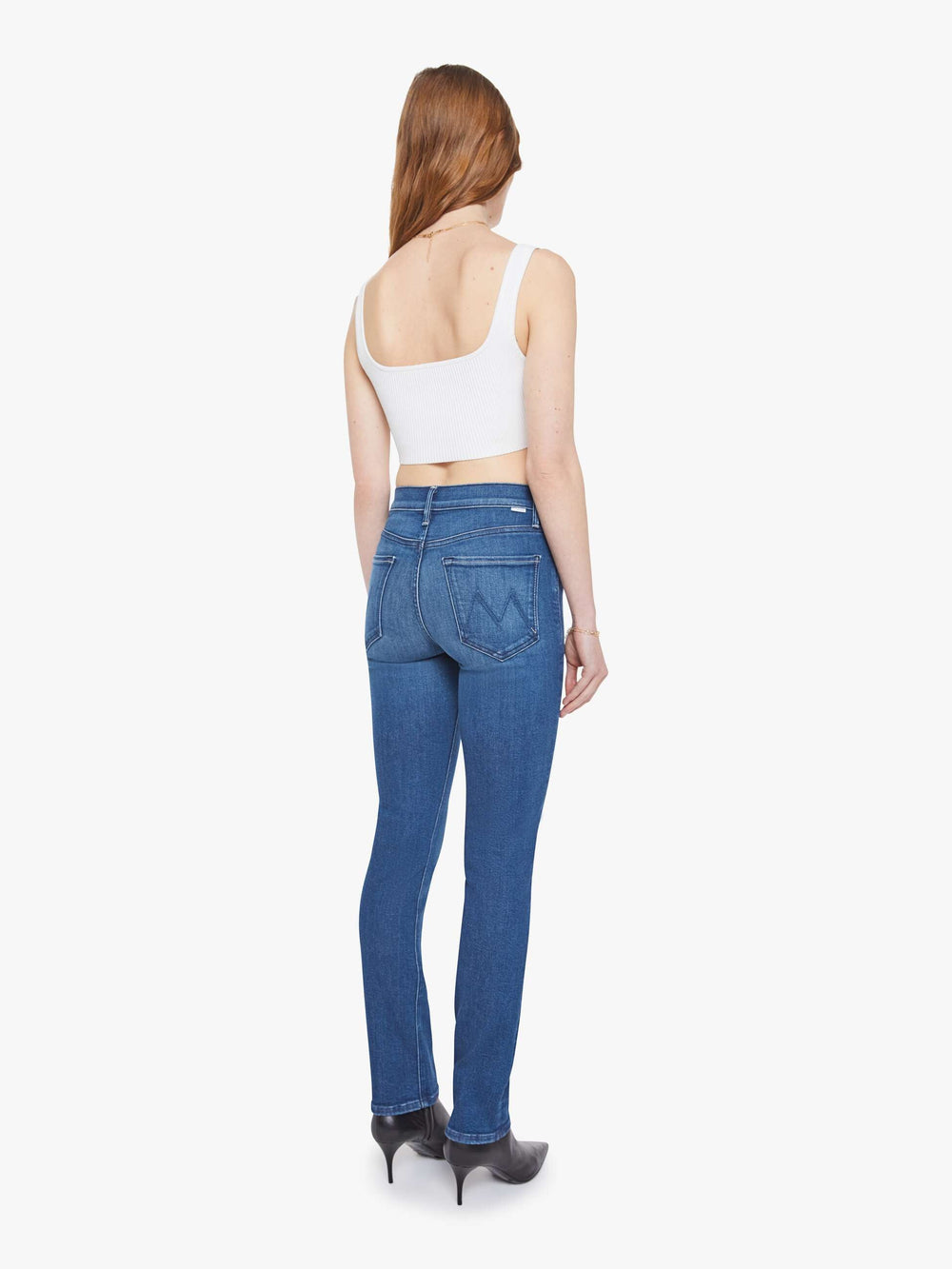 Mother Denim The Mid Rise Dazzler Hover