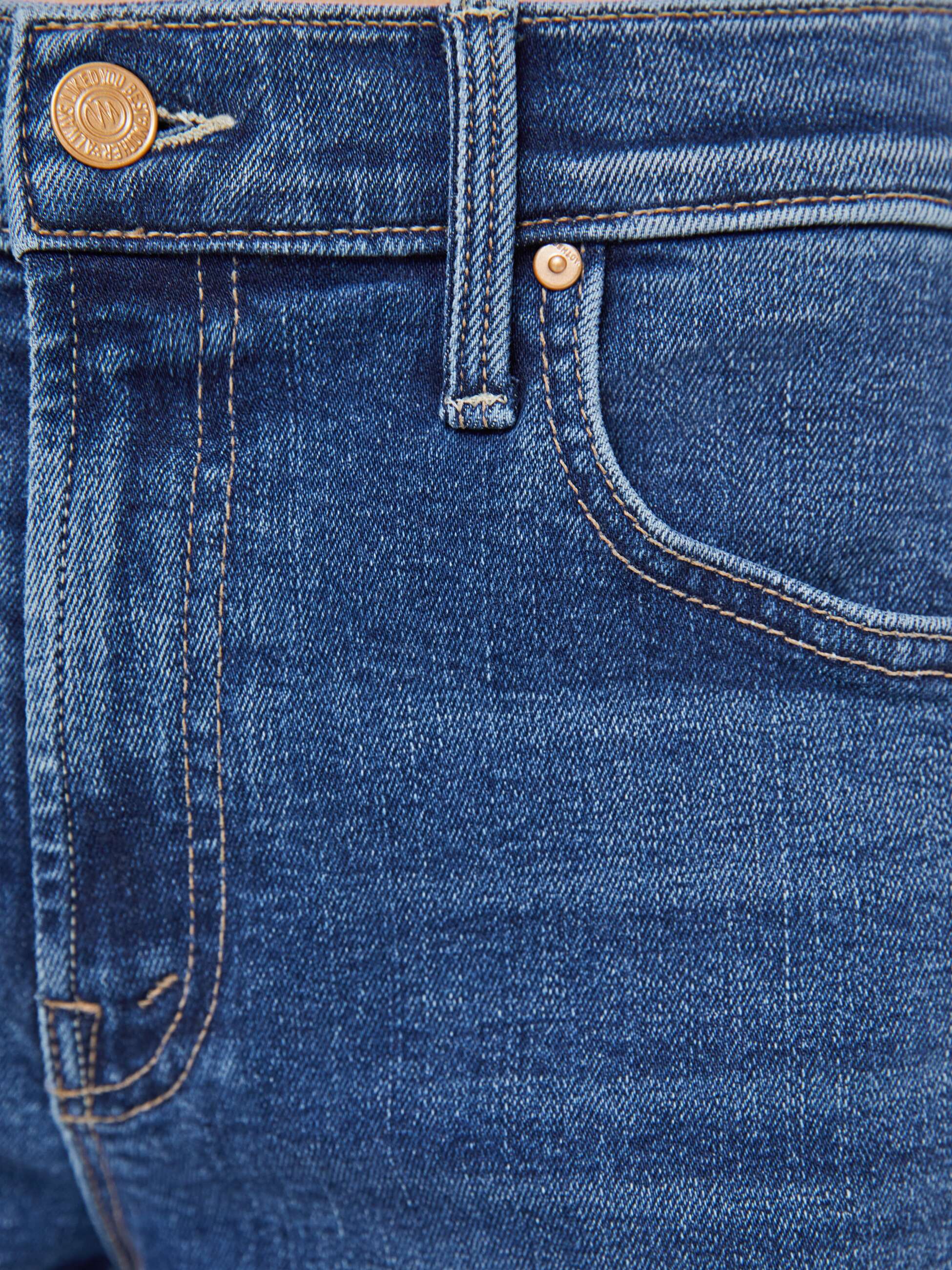 Mother Denim The Newbie Ankle Fray