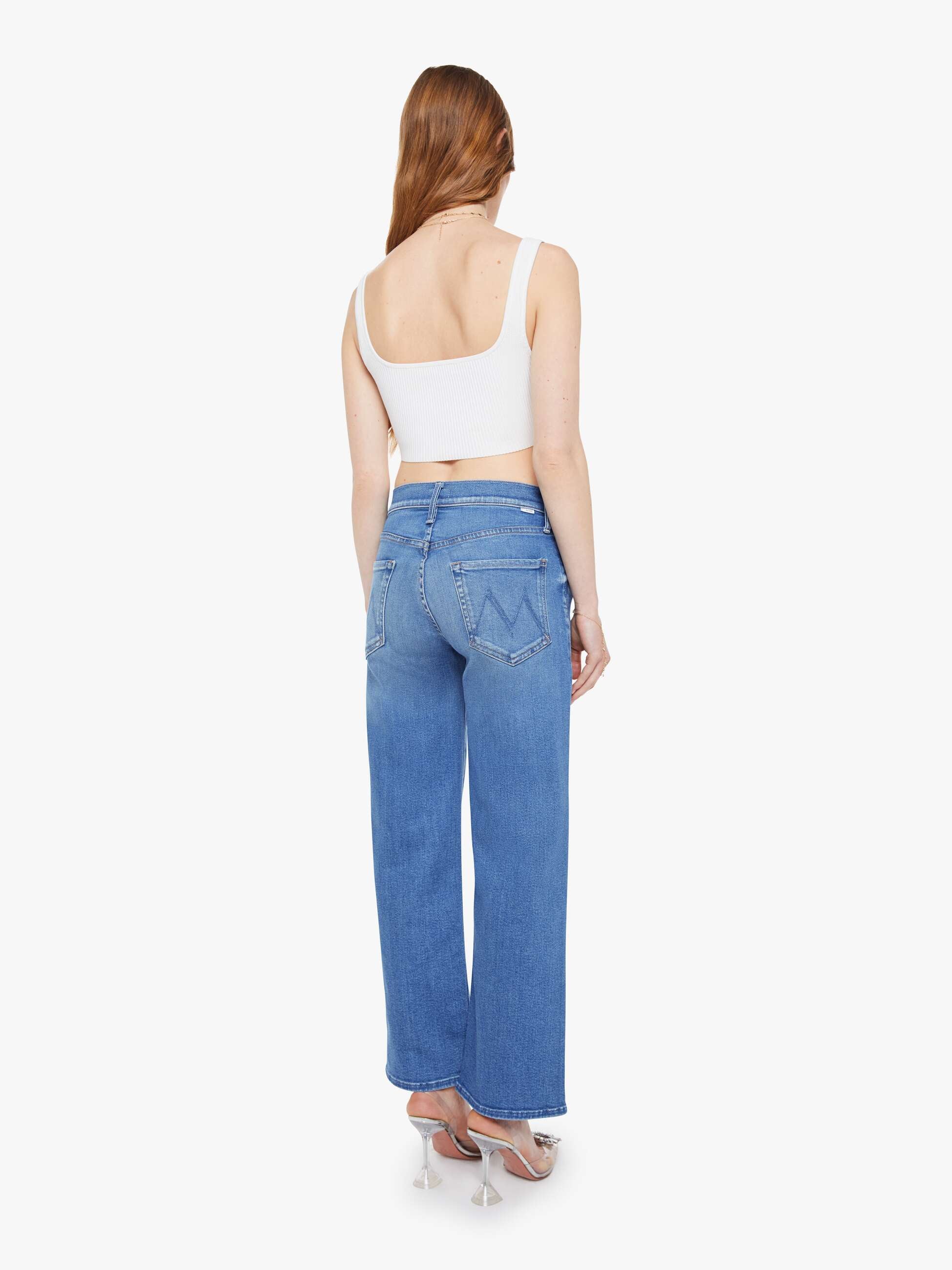 Mother Denim The Mid Rise Rambler Zip Ankle