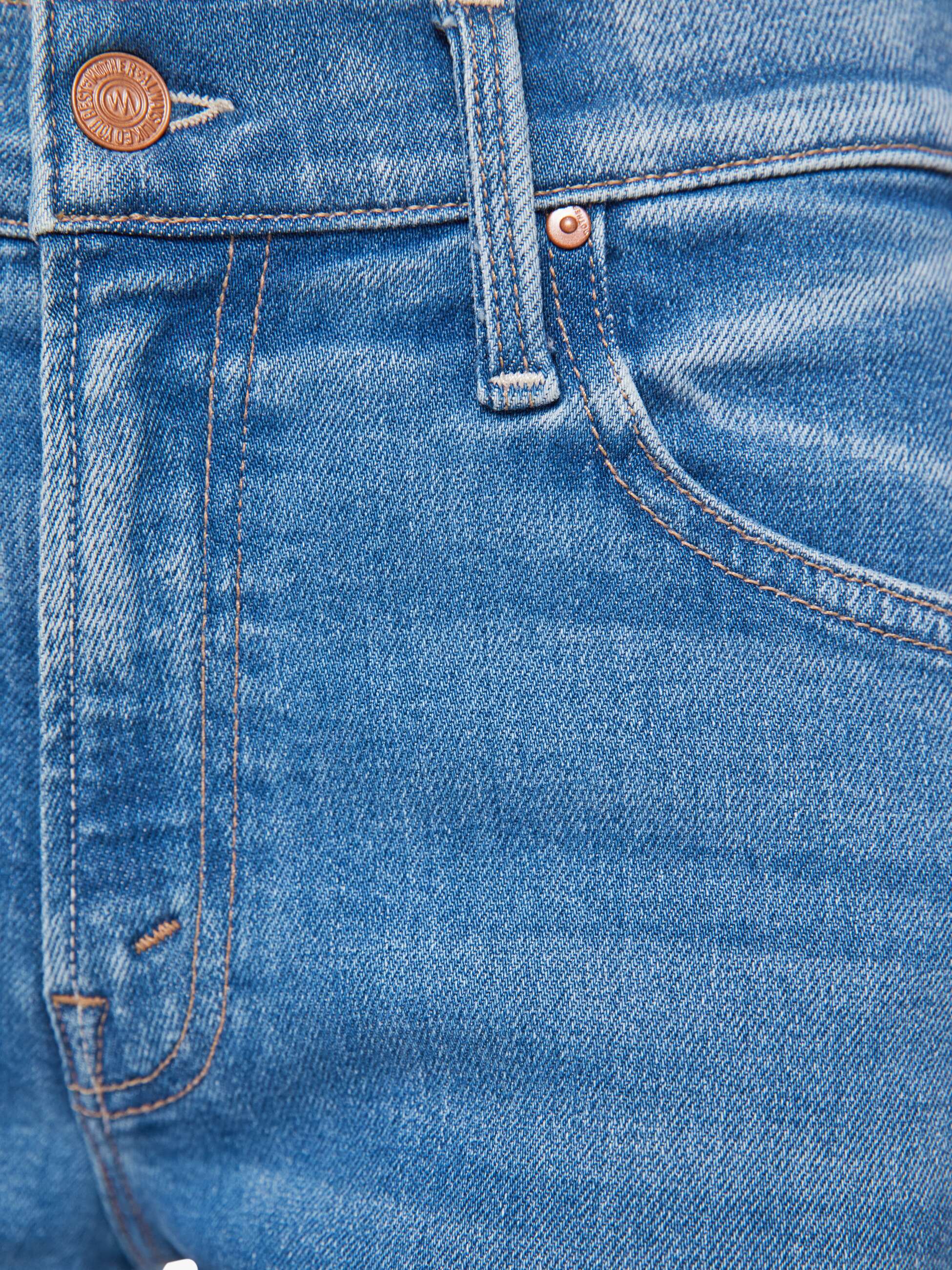 Mother Denim The Mid Rise Rambler Zip Ankle
