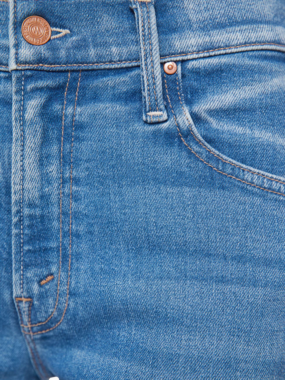 Mother Denim The Mid Rise Rambler Zip Ankle