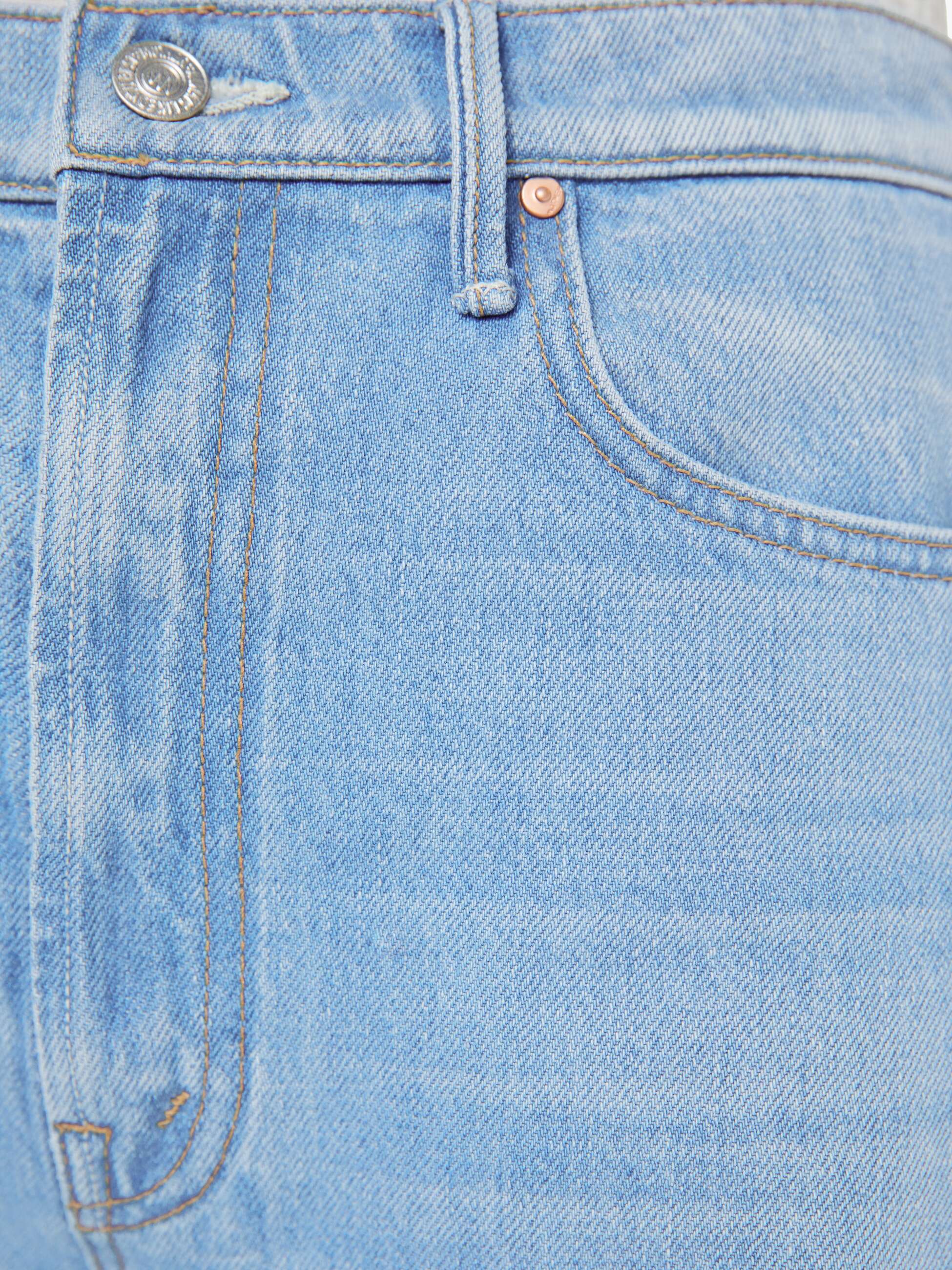 Mother Denim The Half-Pipe Ankle Cuff Fray