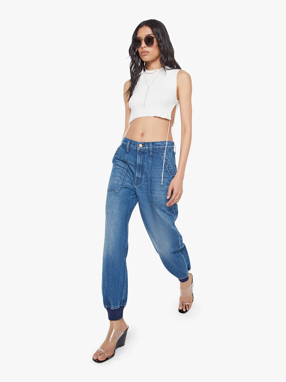 Mother Denim SNACKS! The Peeler Jogger Ankle
