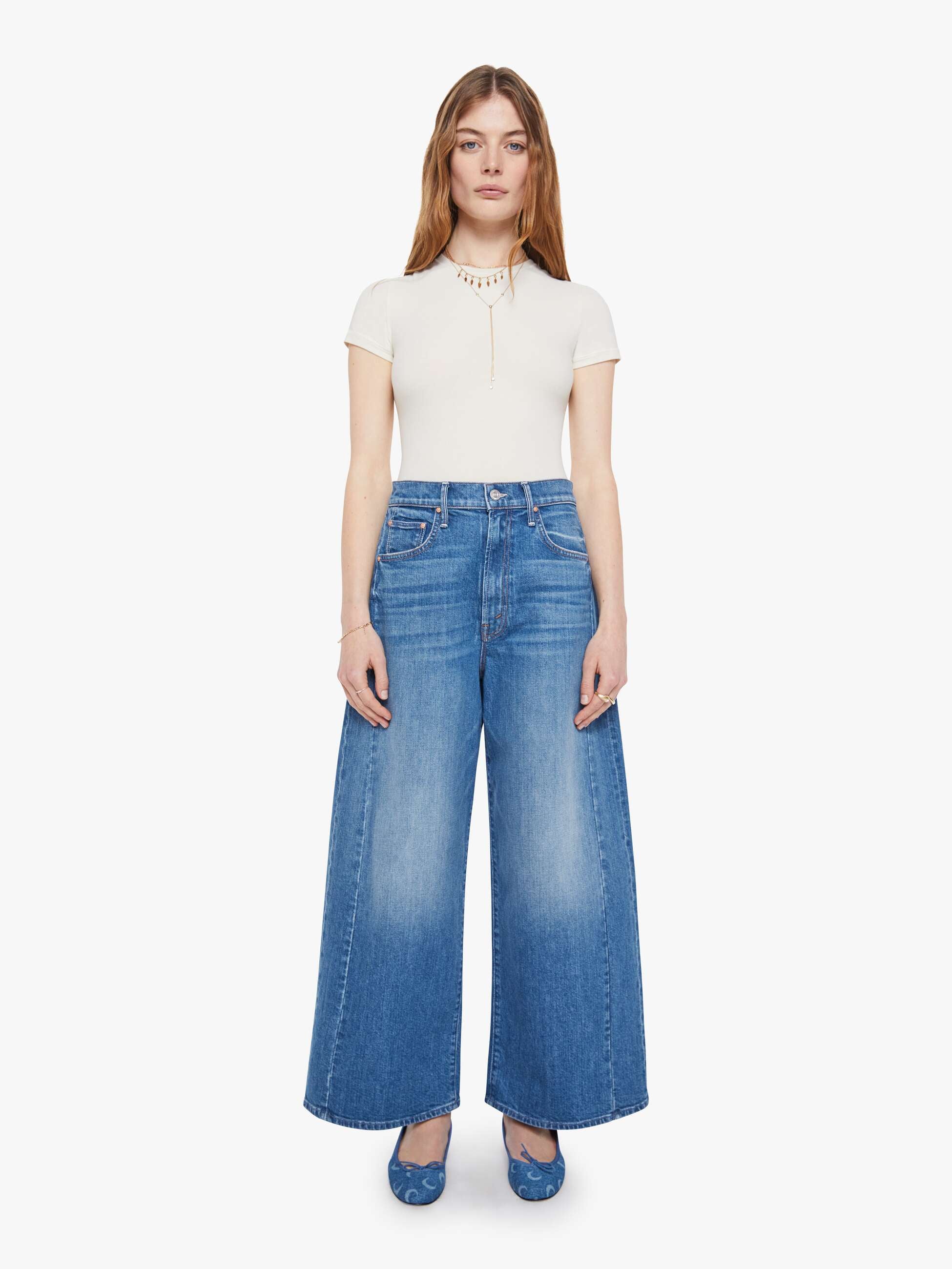 Mother Denim The Pipe-Dream Zip Ankle