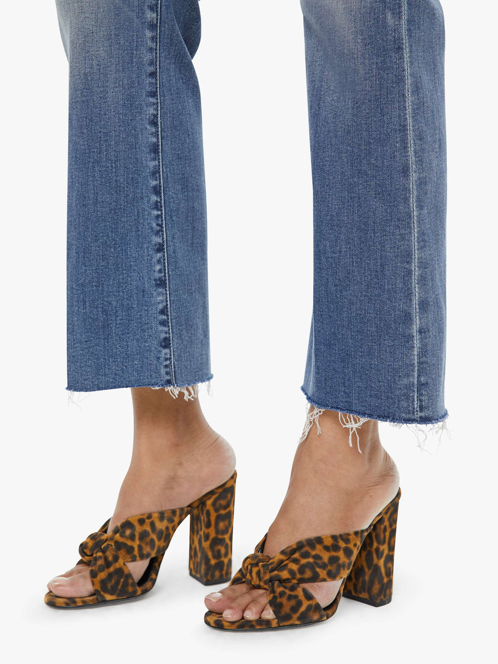 Mother Denim PETITES The Lil Hustler Ankle Fray