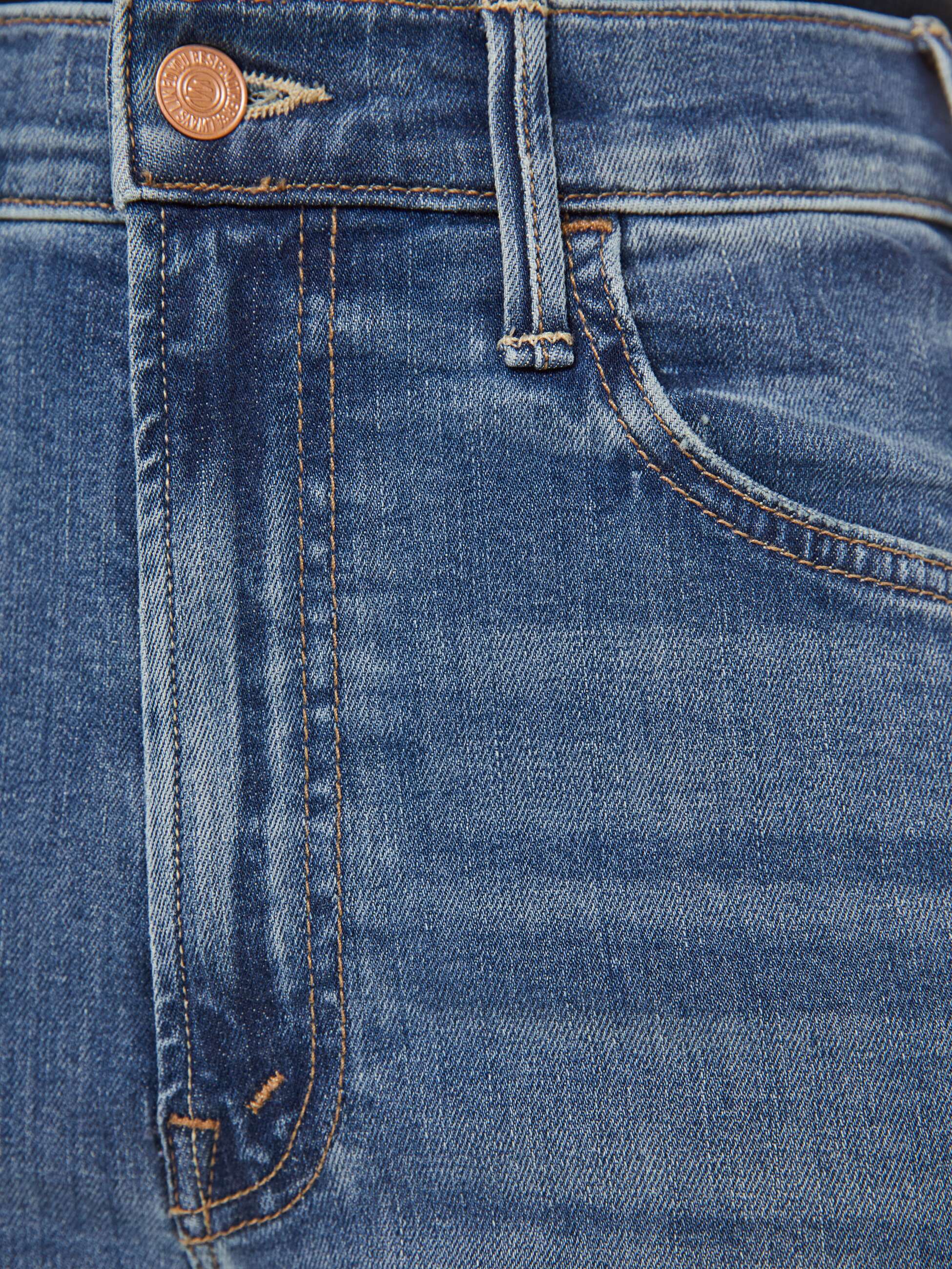 Mother Denim PETITES The Lil Hustler Ankle Fray