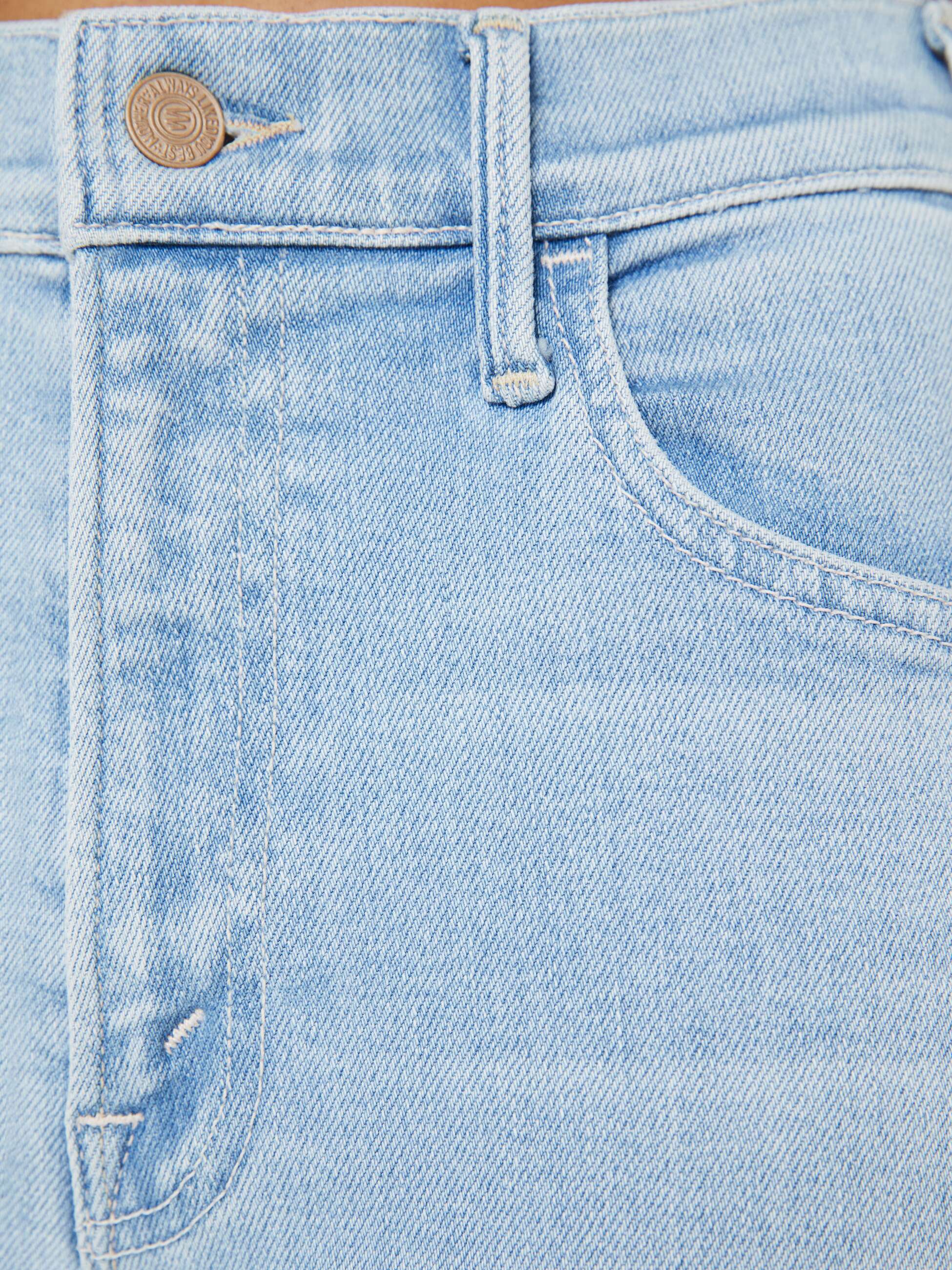 Mother Denim PETITES The Lil Hustler Ankle Fray
