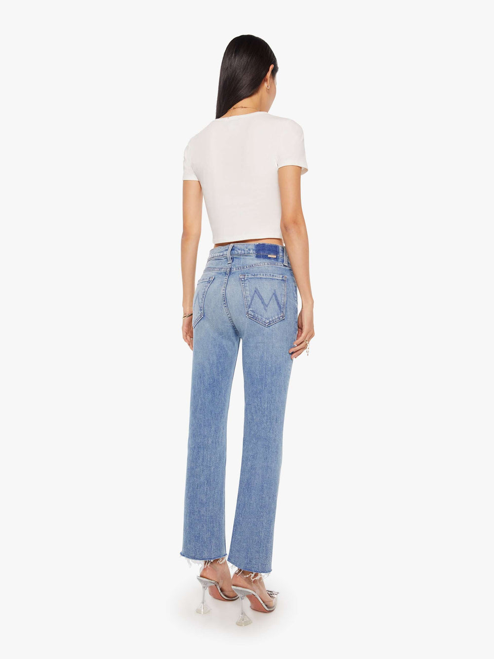 Mother Denim THE TRIPPER FLOOD FRAY LEFT IN THE DUST
