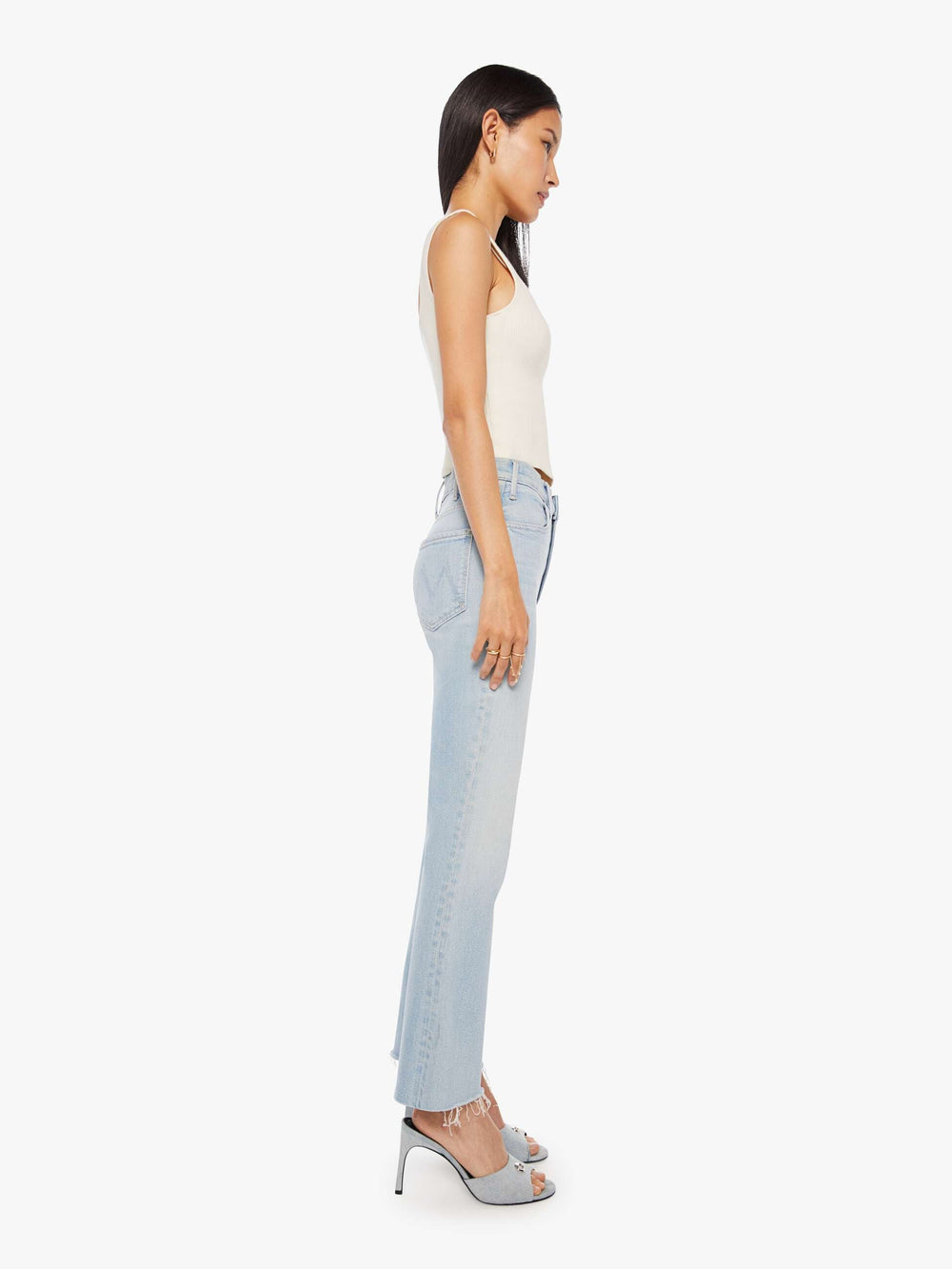 Mother Denim The Hustler Ankle Fray