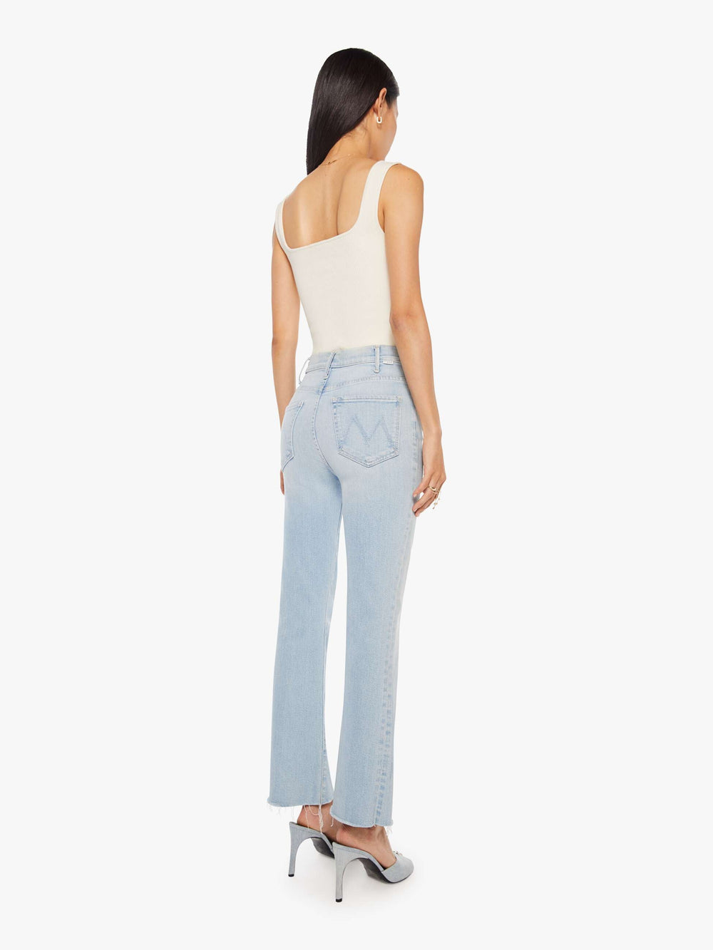 Mother Denim The Hustler Ankle Fray