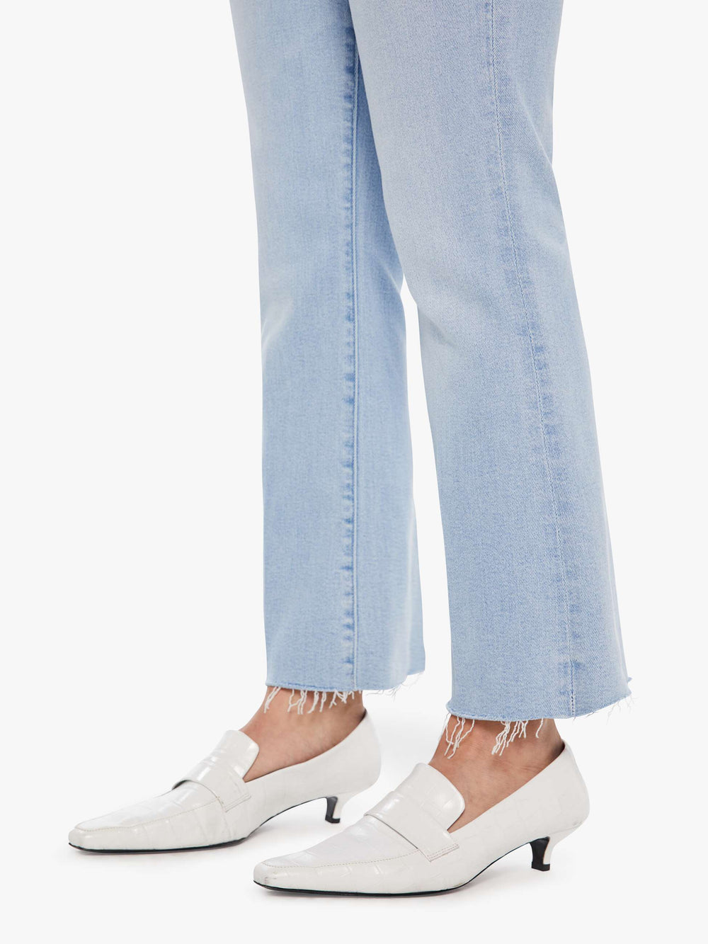 Mother Denim The Hustler Ankle Fray
