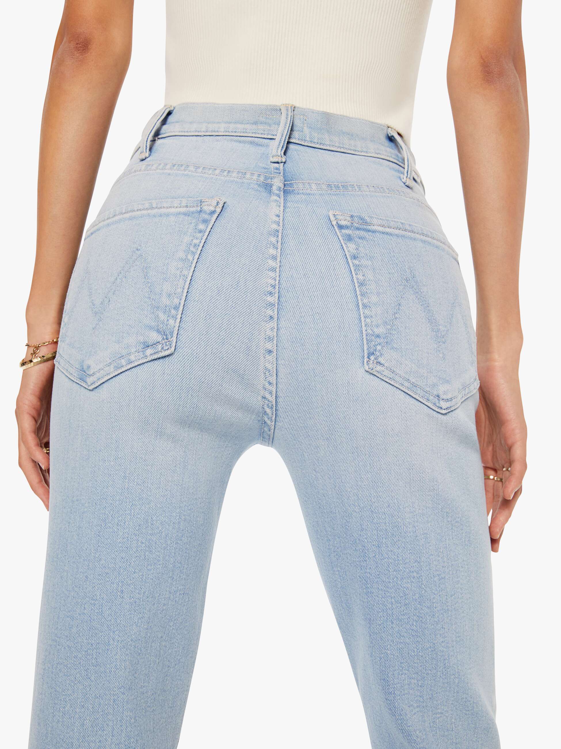 Mother Denim The Hustler Ankle Fray