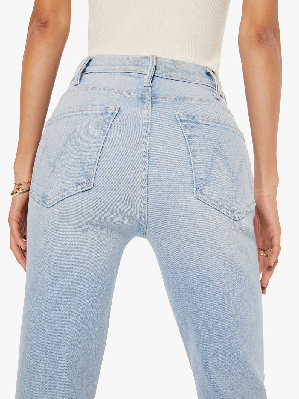 Mother Denim The Hustler Ankle Fray