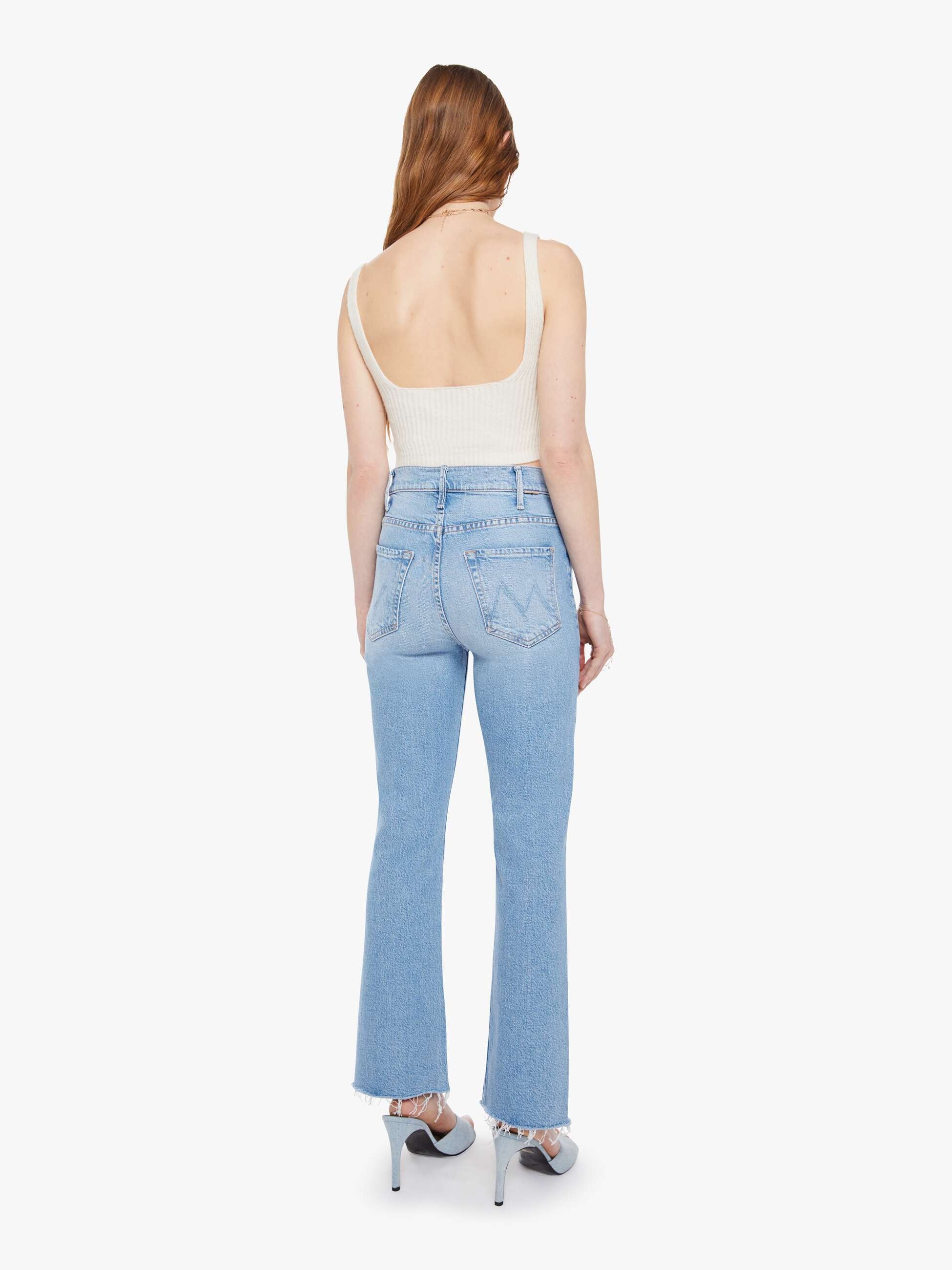 Mother Denim The Hustler Ankle Fray