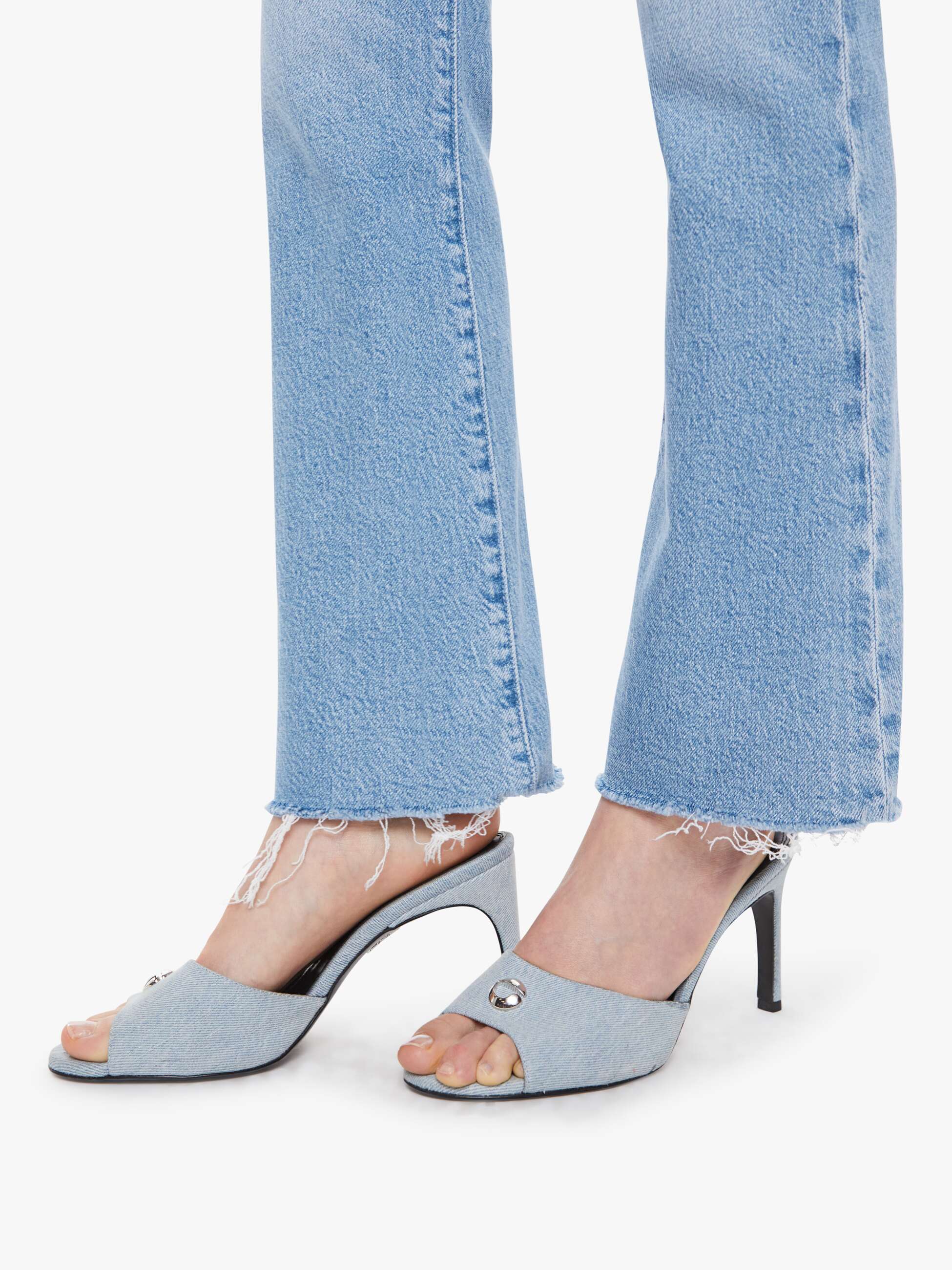 Mother Denim The Hustler Ankle Fray