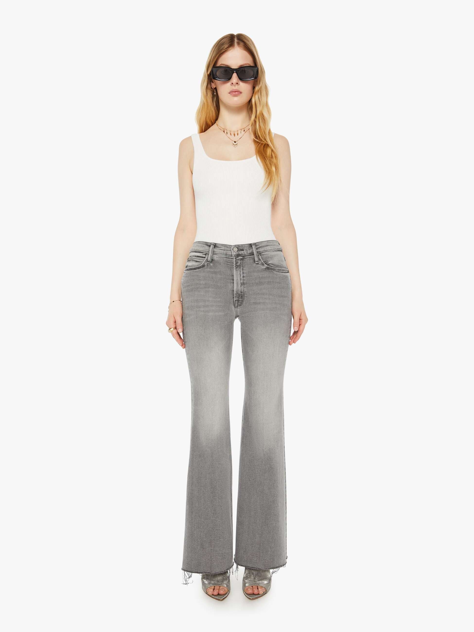 Mother Denim The Doozy Sneak Fray