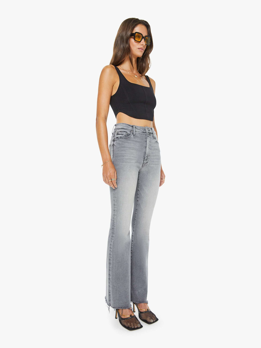 Mother Denim High Waisted Weekender Fray