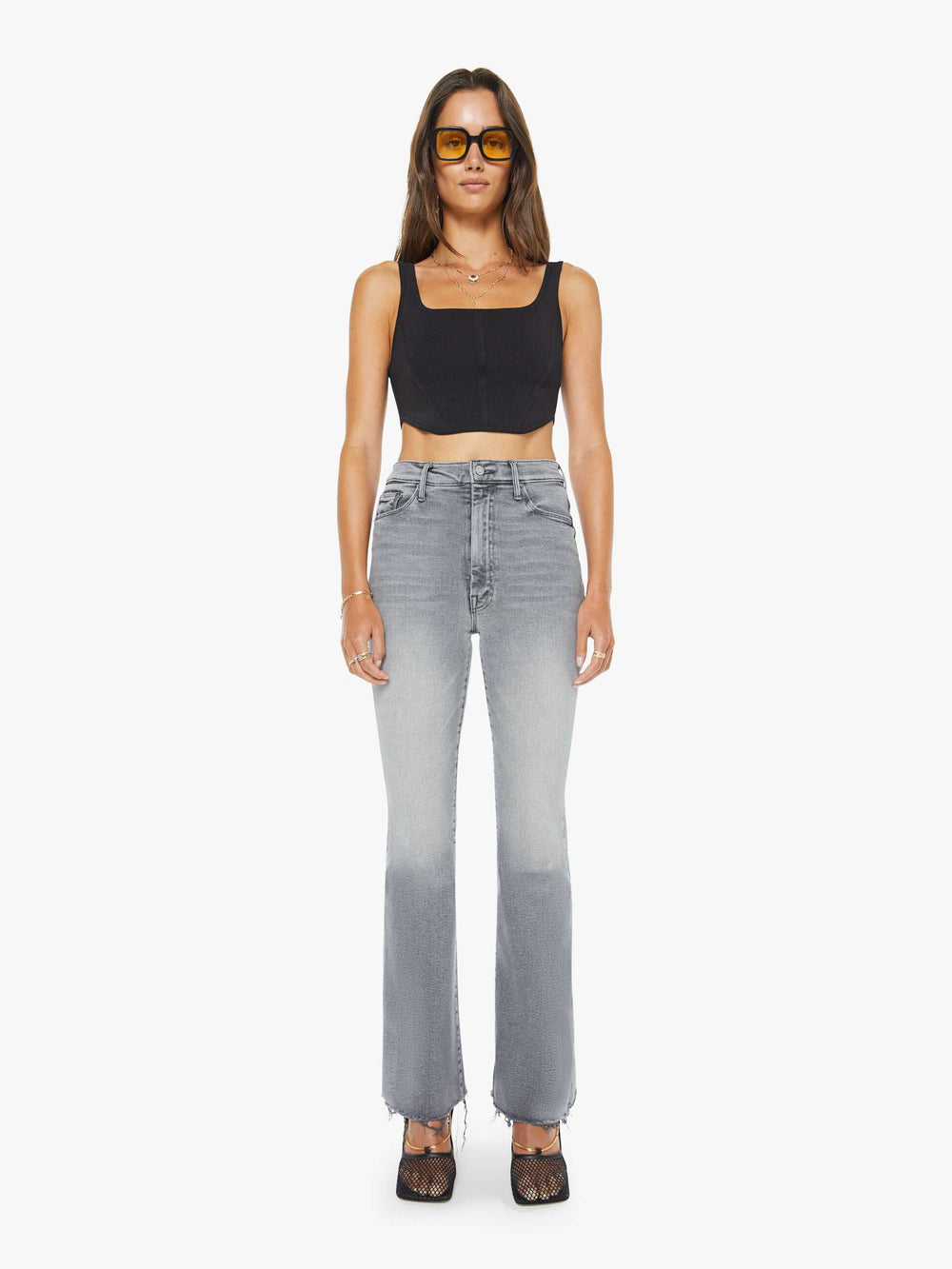 Mother Denim High Waisted Weekender Fray