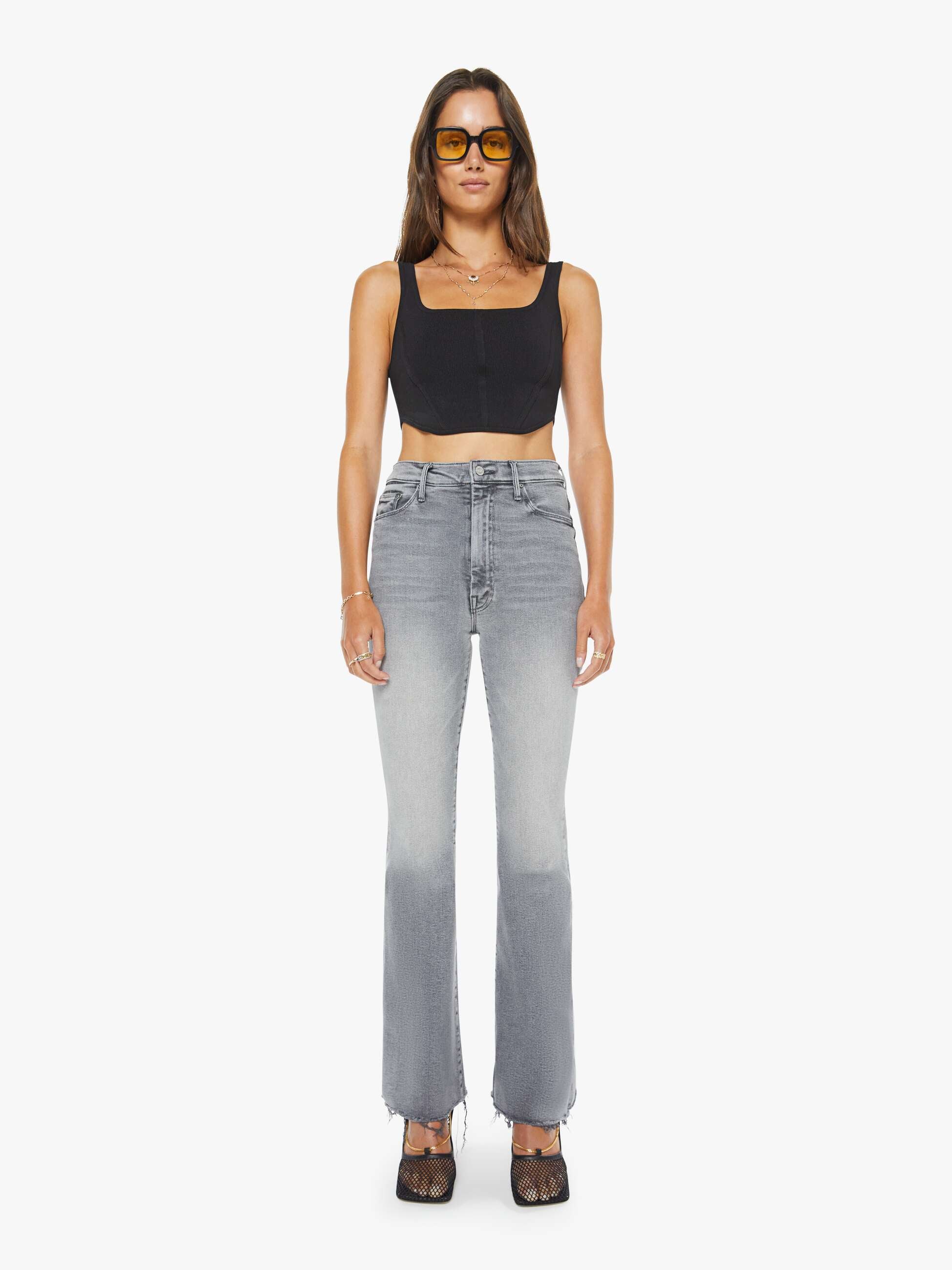 Mother Denim High Waisted Weekender Fray