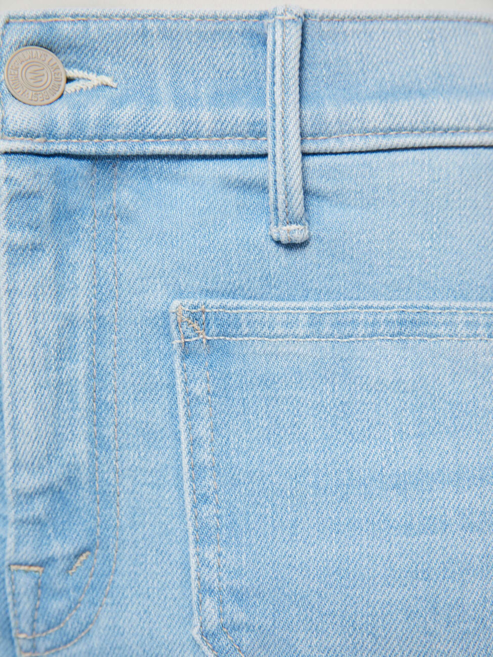 Mother Denim PETITES The Lil Patch Pocket Weekender