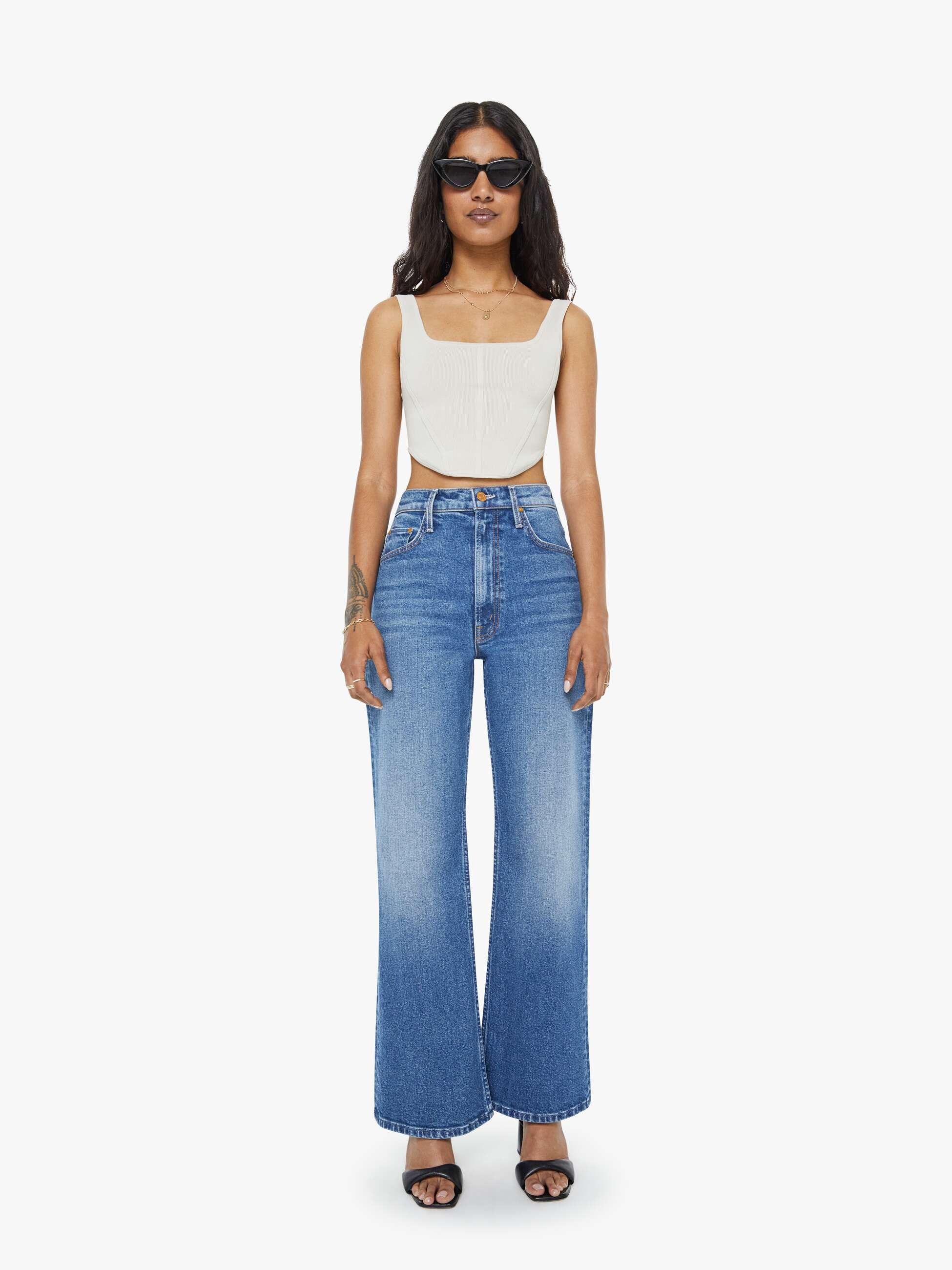 Mother Denim PETITES The Lil High Waisted Bookie Sneak