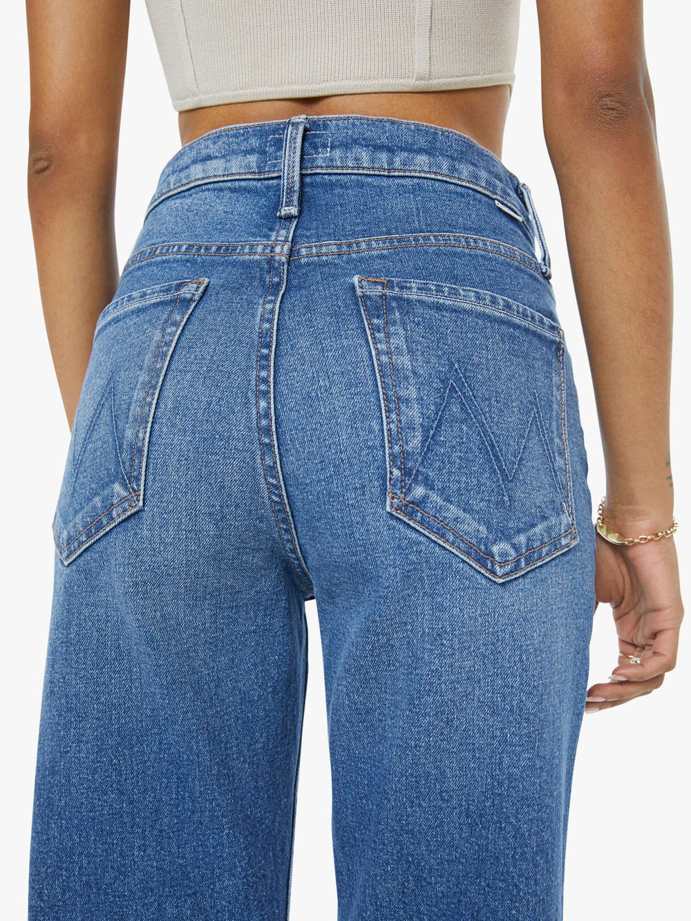 Mother Denim PETITES The Lil High Waisted Bookie Sneak