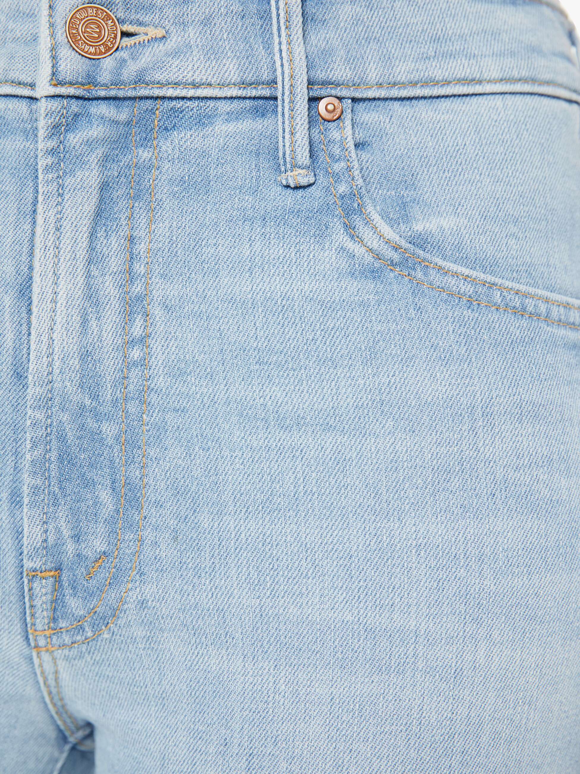 Mother Denim The Insider Crop Step Fray