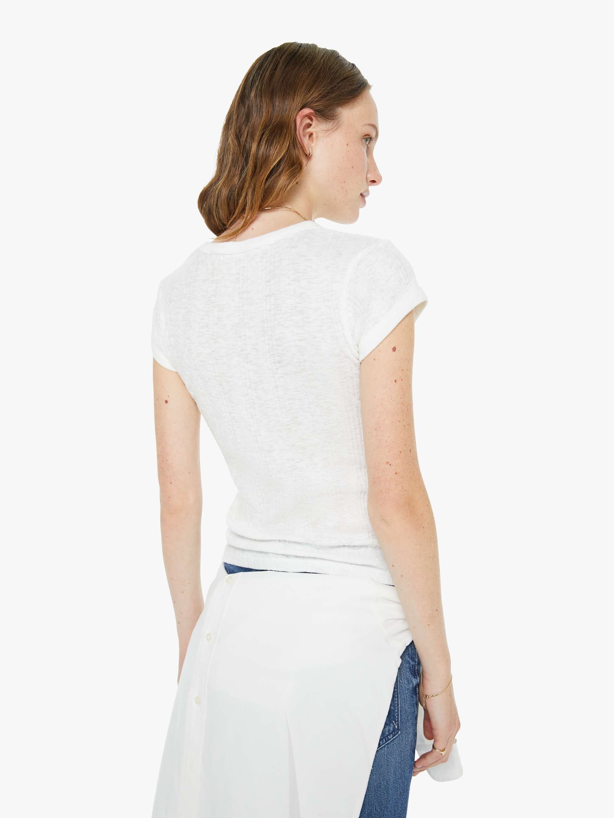 Mother Denim High Waisted Bookie Sneak