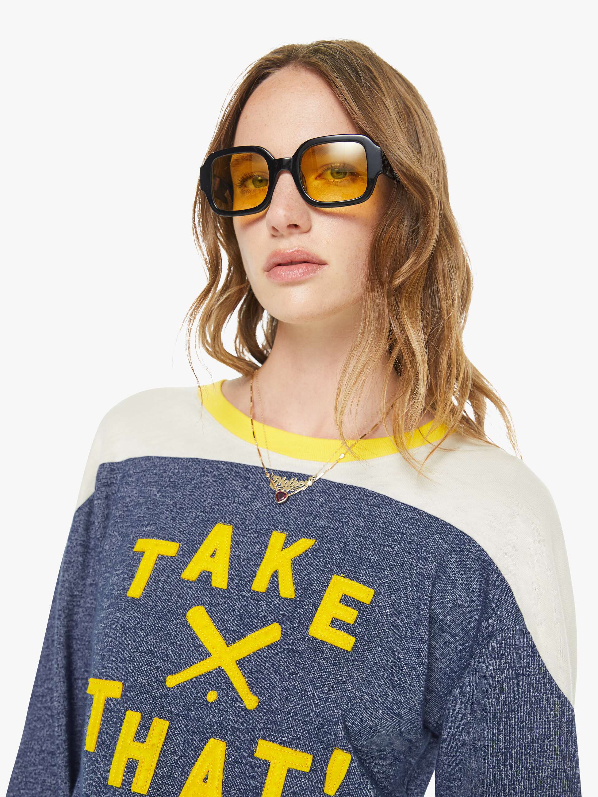Mother Denim PETITES The Lil Lemon Twist Sneak