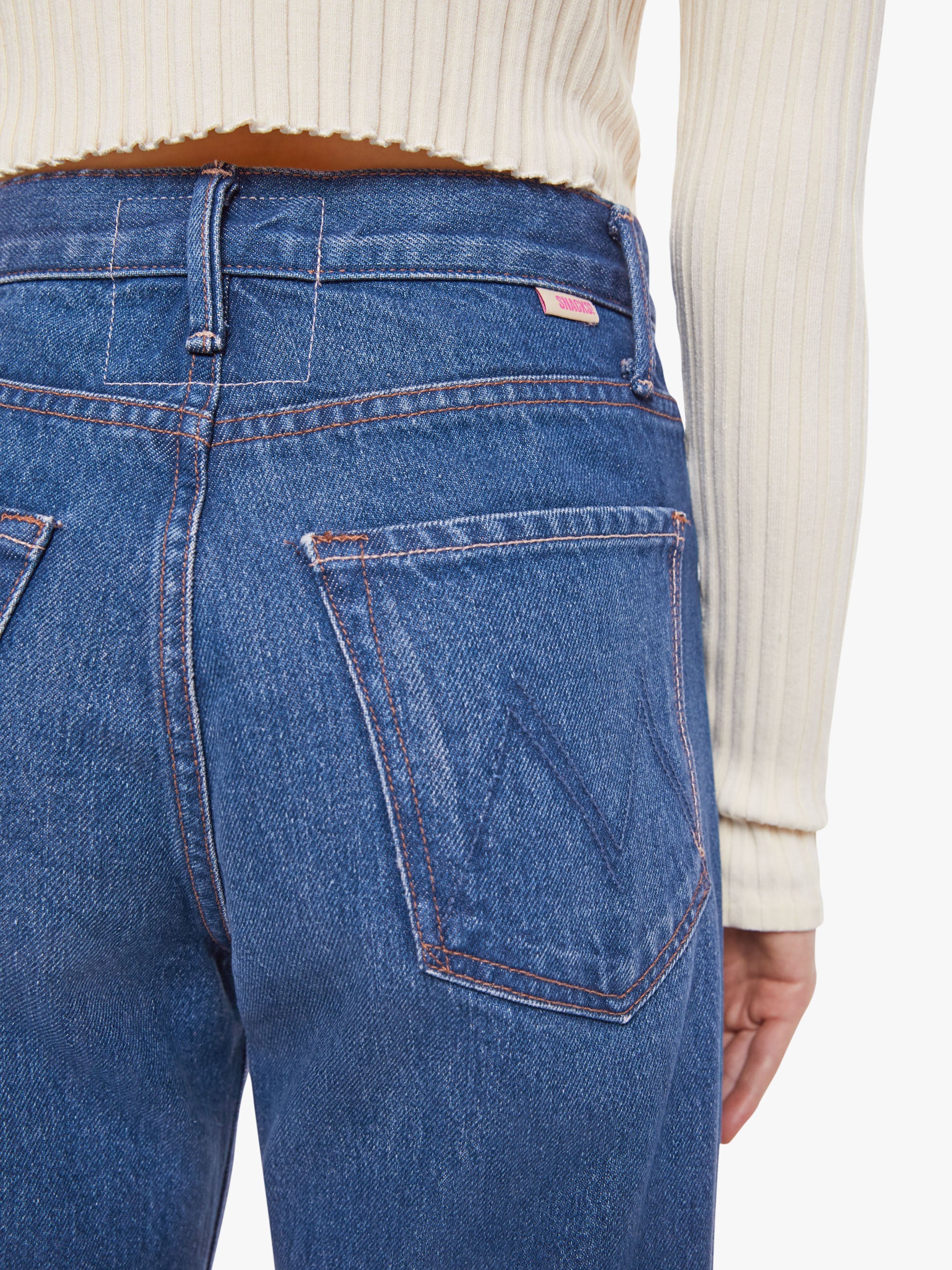 Mother Denim SNACKS! The Lemon Twist Sneak