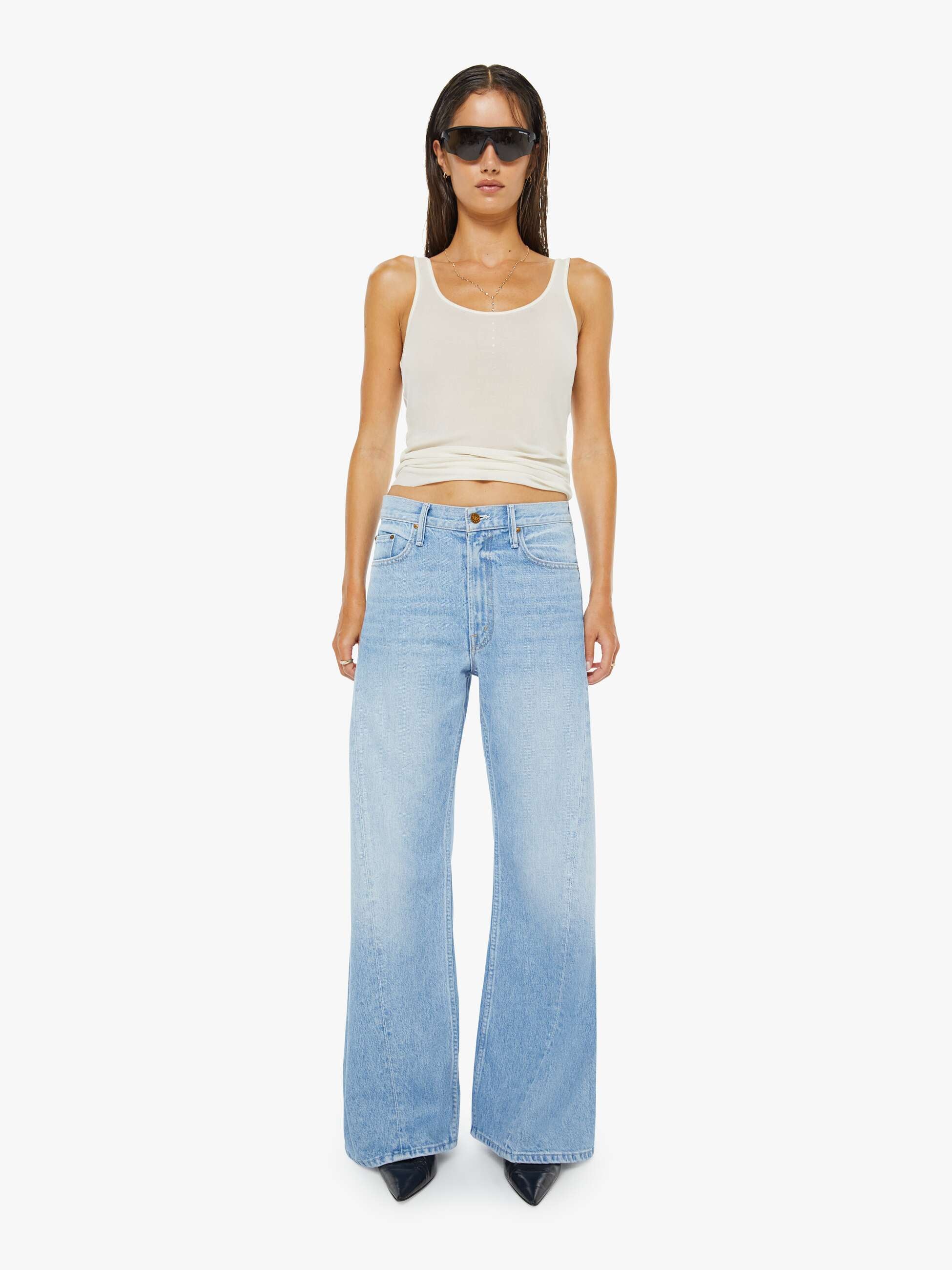 Mother Denim SNACKS! The Lemon Twist Sneak