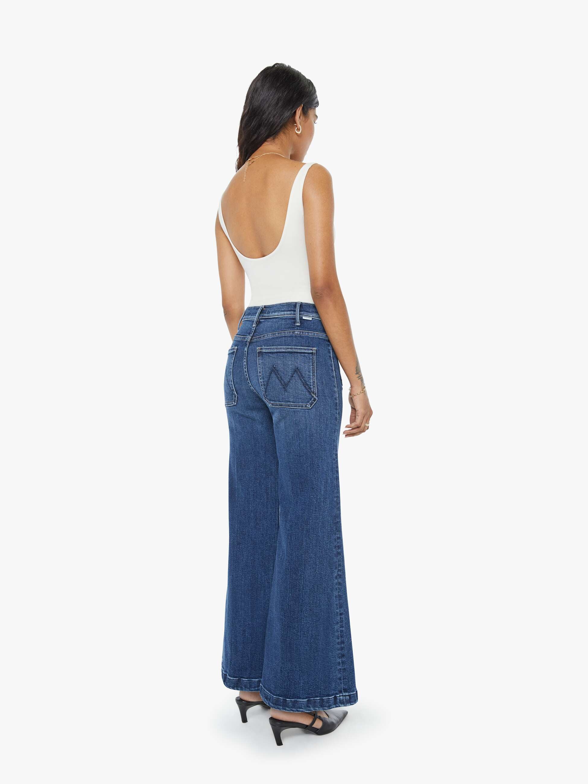 Mother Denim PETITES The Lil Hustler Roller Patch Pocket Skimp