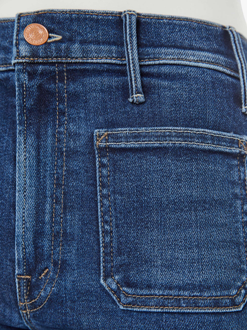 Mother Denim PETITES The Lil Hustler Roller Patch Pocket Skimp