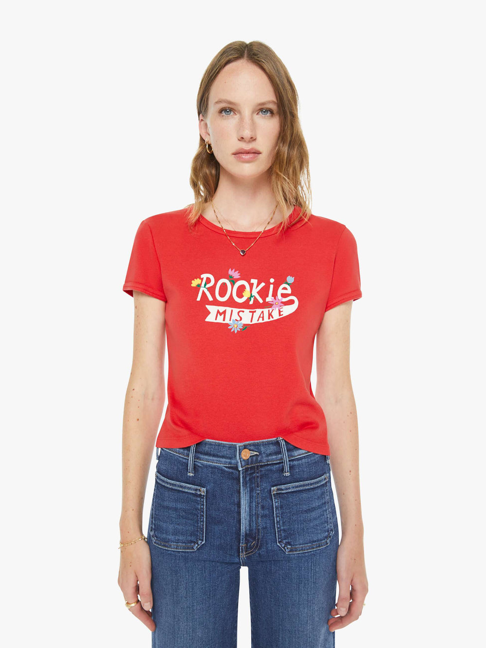 Mother Denim PETITES The Lil Hustler Roller Patch Pocket Skimp