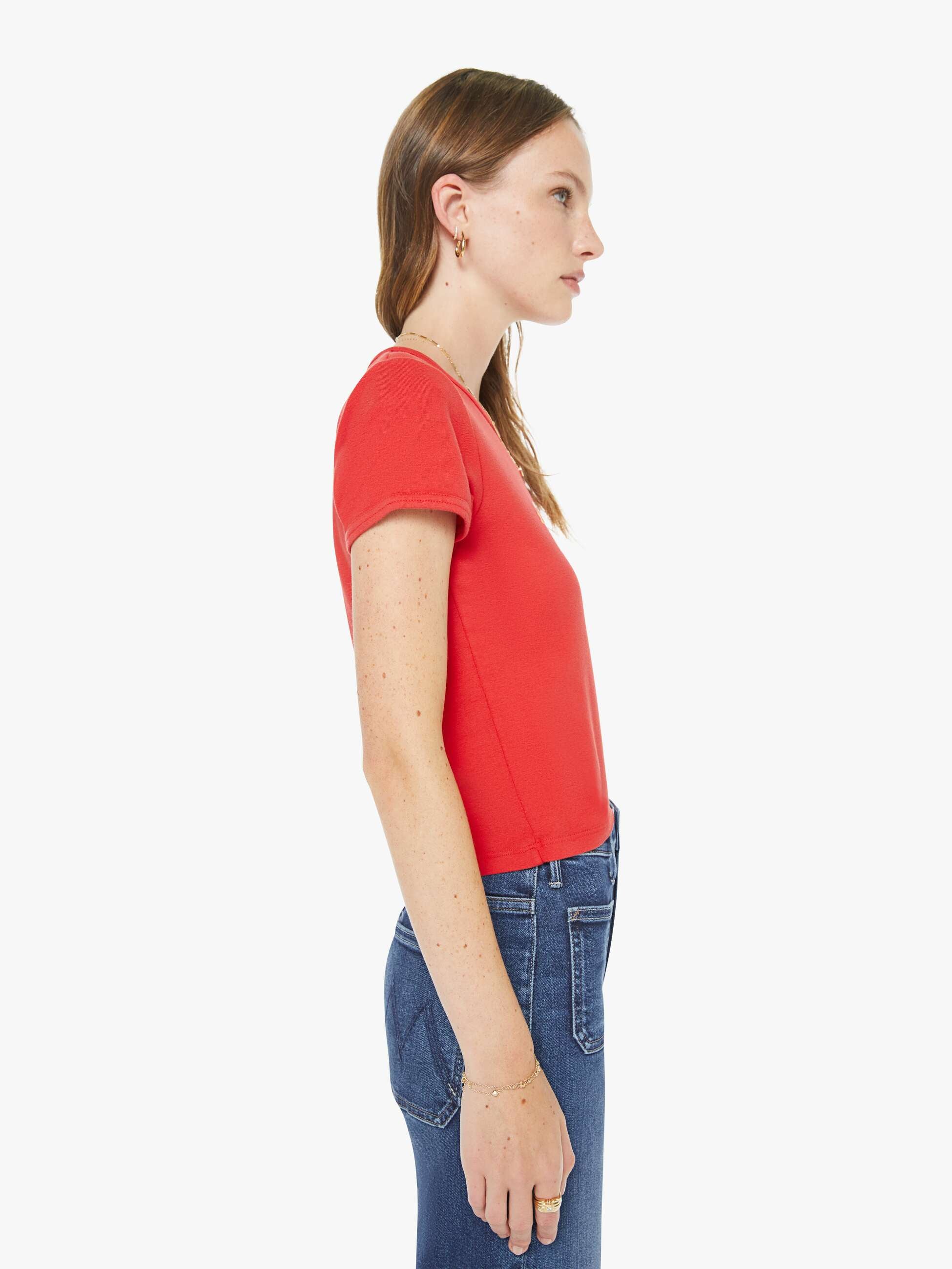 Mother Denim PETITES The Lil Hustler Roller Patch Pocket Skimp