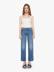 Mother Denim The Mid Rise Rambler Zip Ankle