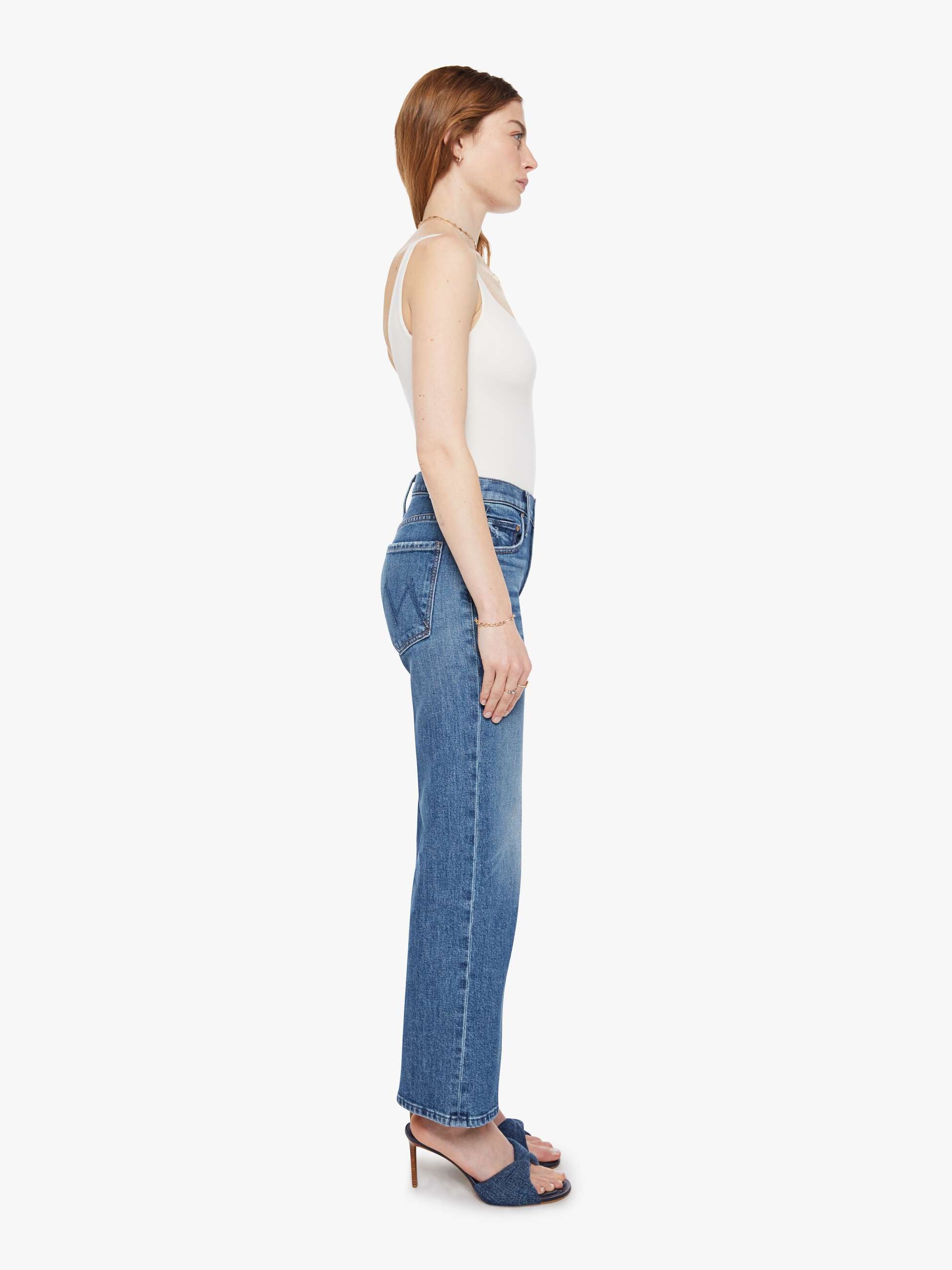 Mother Denim The Mid Rise Rambler Zip Ankle