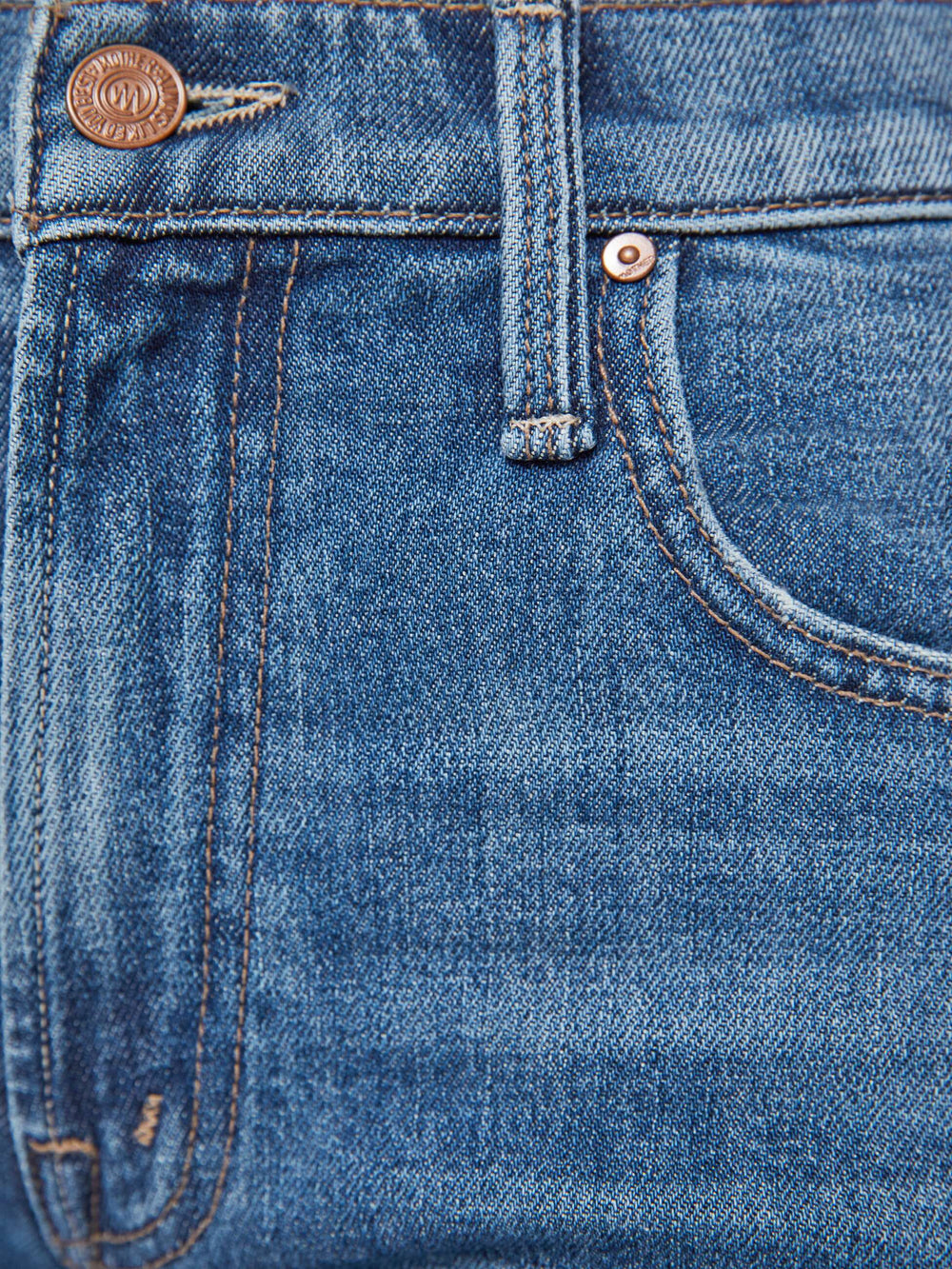 Mother Denim The Mid Rise Rambler Zip Ankle