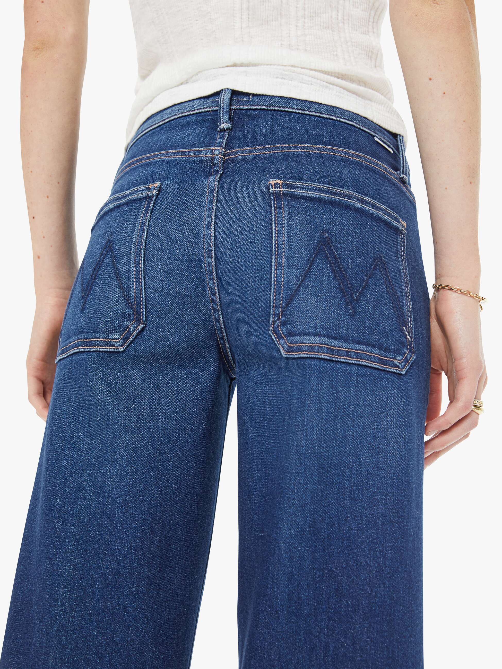 Mother Denim The Patch Pocket Mid Rise Maven Ankle