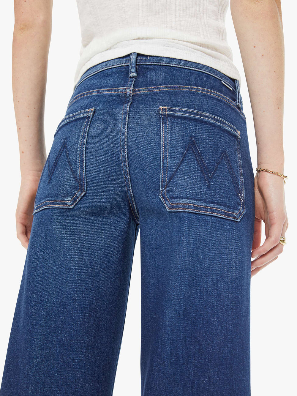 Mother Denim The Patch Pocket Mid Rise Maven Ankle