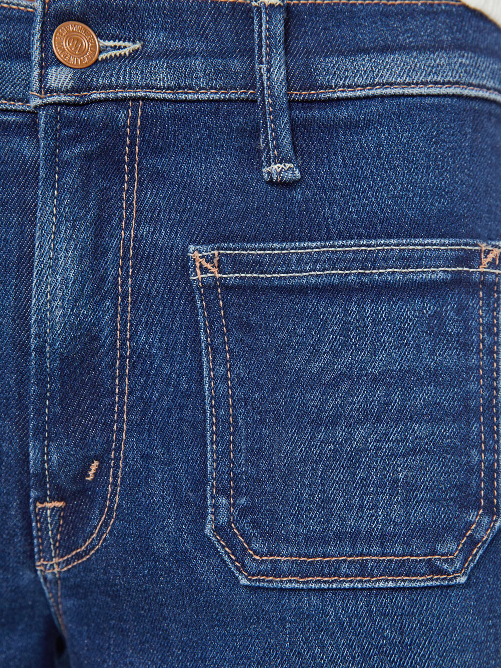 Mother Denim The Patch Pocket Mid Rise Maven Ankle